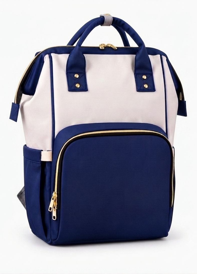 shivisin Small 20 L Backpack Baby backpack white and blue-picture-14