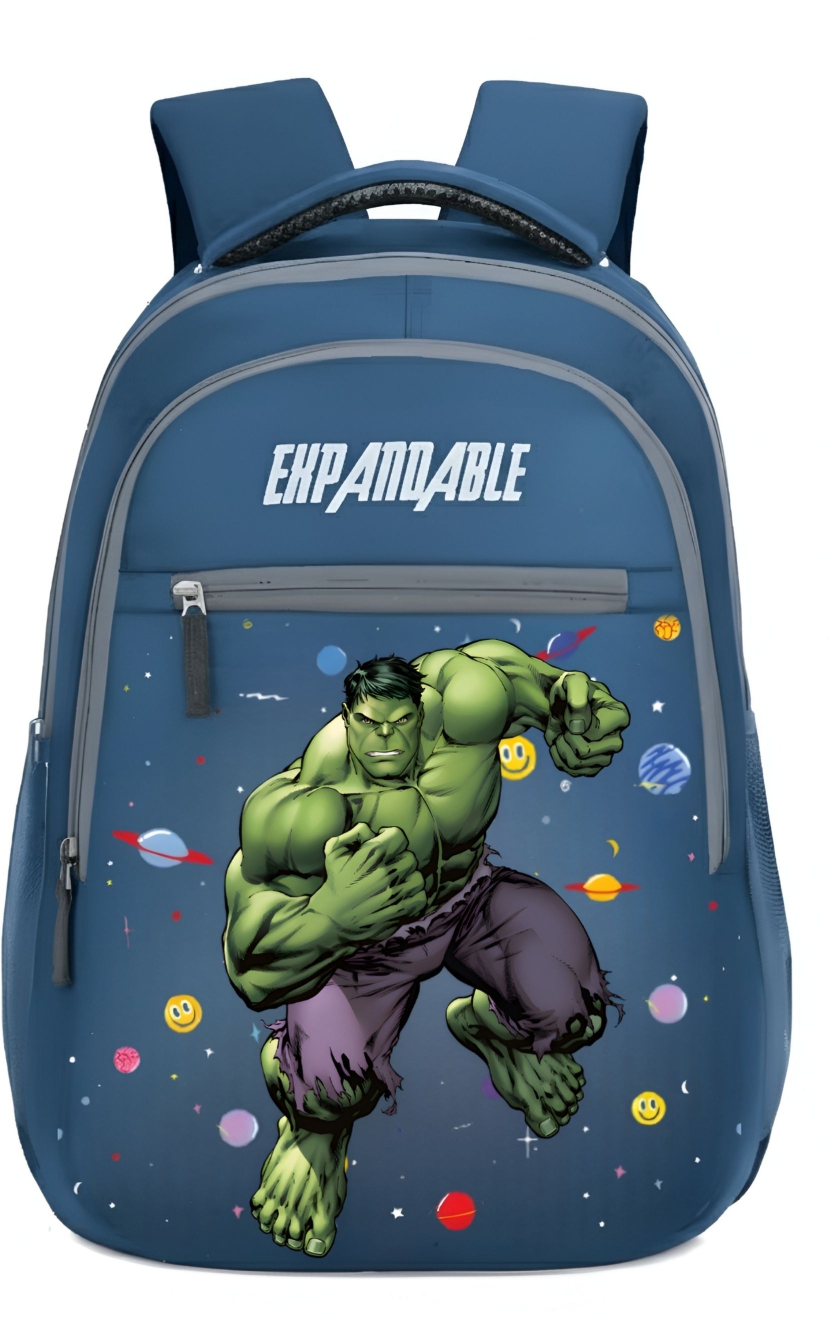 Small 18 L Backpack Hulk Premium Printed School Bag for Boys & Girls | waterproof school bag-image-1