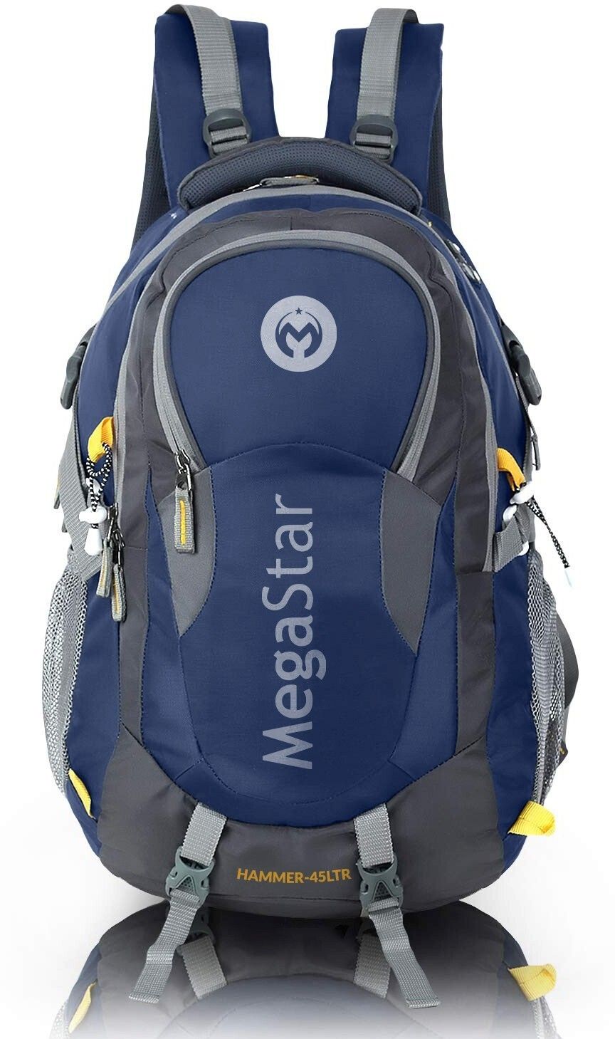 Large 45 L Laptop Backpack Hammer Premium Waterproof Bag For Travelling Trekking Rucksack Hiking Camping-image-43