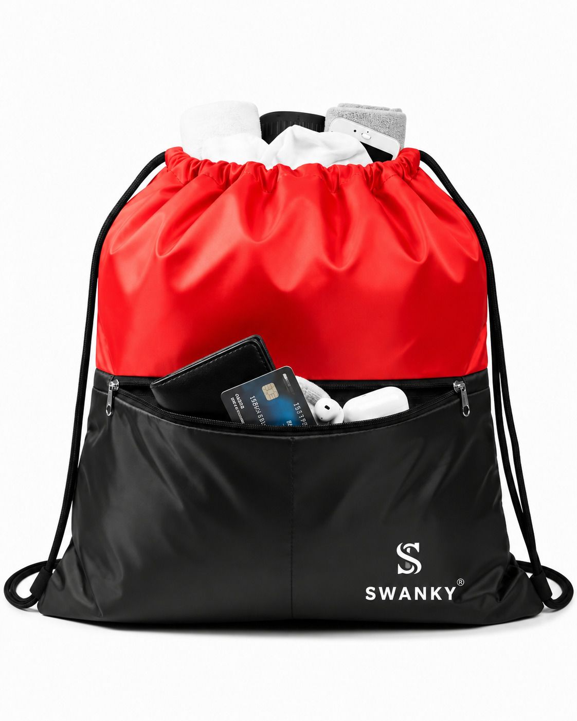 swanky Small 10 L Backpack Day backpack Drawstring Gym Bags Dori Bag Sports Yoga Travel Cycling Swimming-picture-29