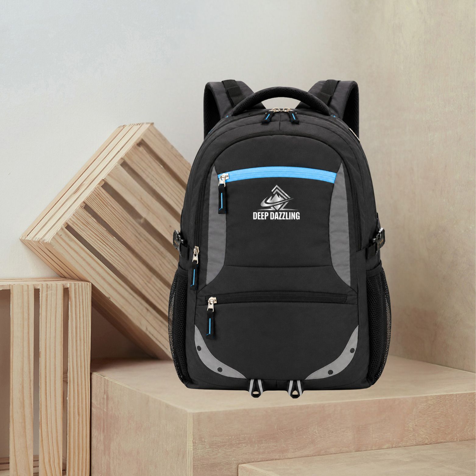 deep dazzling Large 35 L Laptop Backpack Unisex Spacy School Collage Bag & Backpack With Rain Cover And Reflective Strip.-picture-36