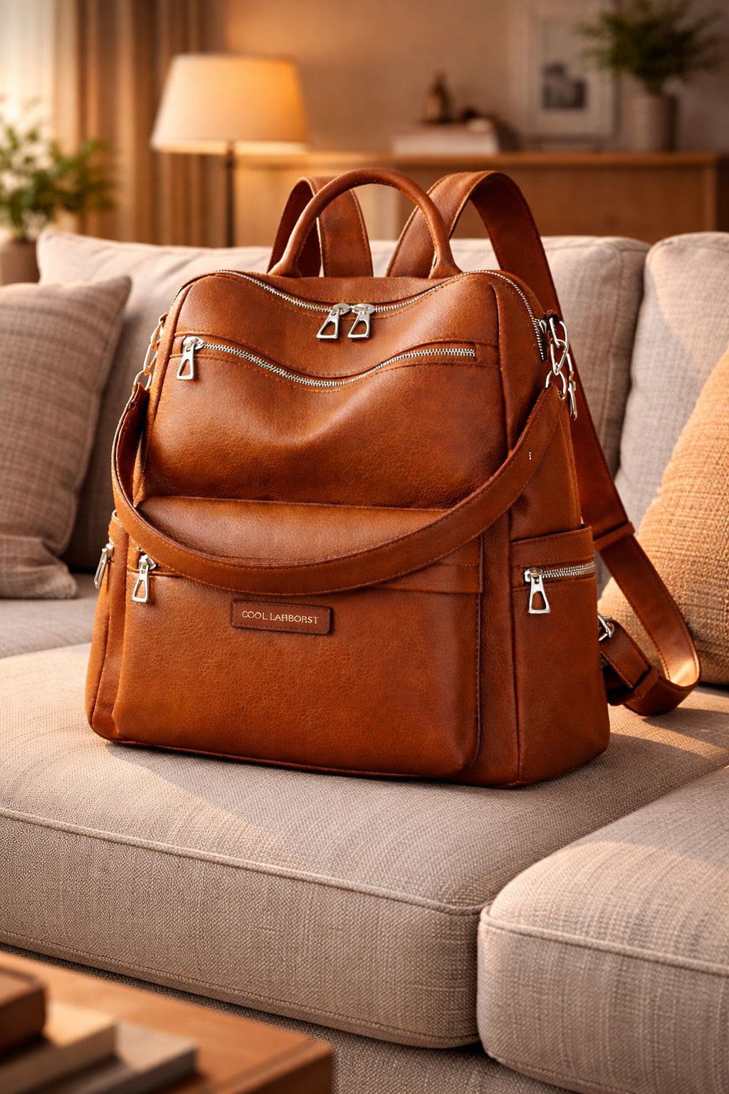 laik Medium 25 L Laptop Backpack Bajra Plain zip-picture-25
