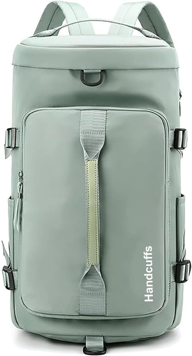 excite shoppers 60 L Gym Duffel Bag - 60L 3-in-1 Duffle Bag for Travel & Gym | Convertible Backpack/Rucksack - Green-picture-10