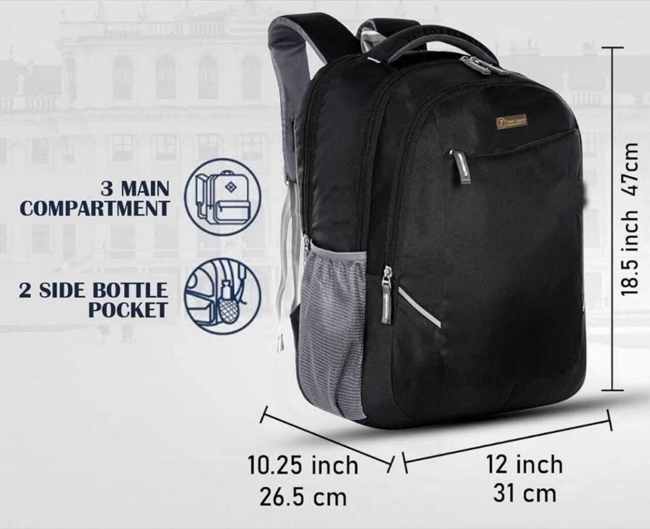 Medium 25 L Backpack Laptop Backpack For Men & Women |Adjustable shoulder straps |With organizer-image-30