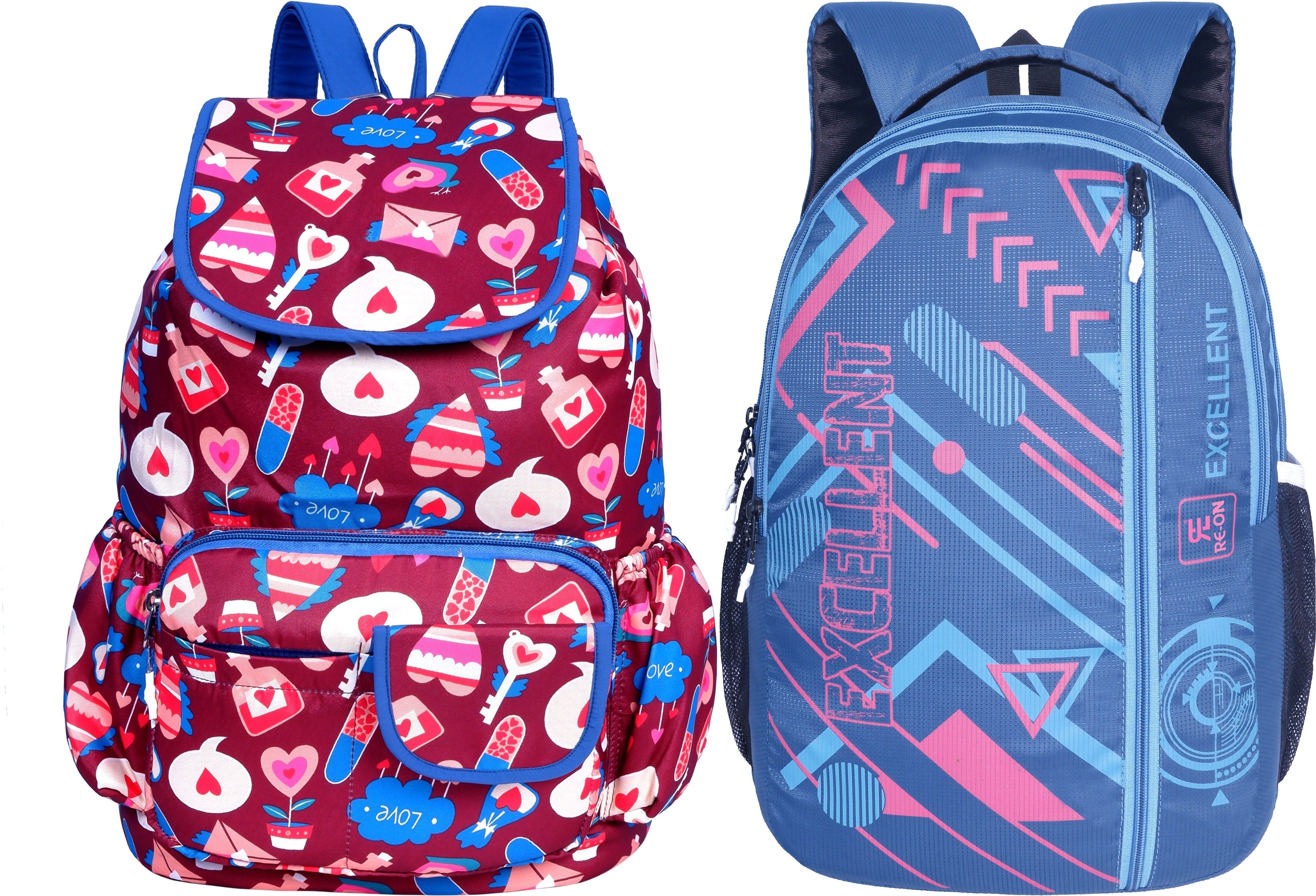 re-on Small 18 L Laptop Backpack Stylish Designed Backpack, Office/College/School Backpack-picture-24