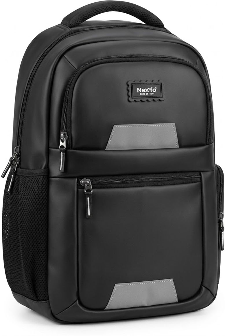 nexfo gets better Large 35 L Laptop Backpack Water Resistant Rexin College & Office Bag-picture-39