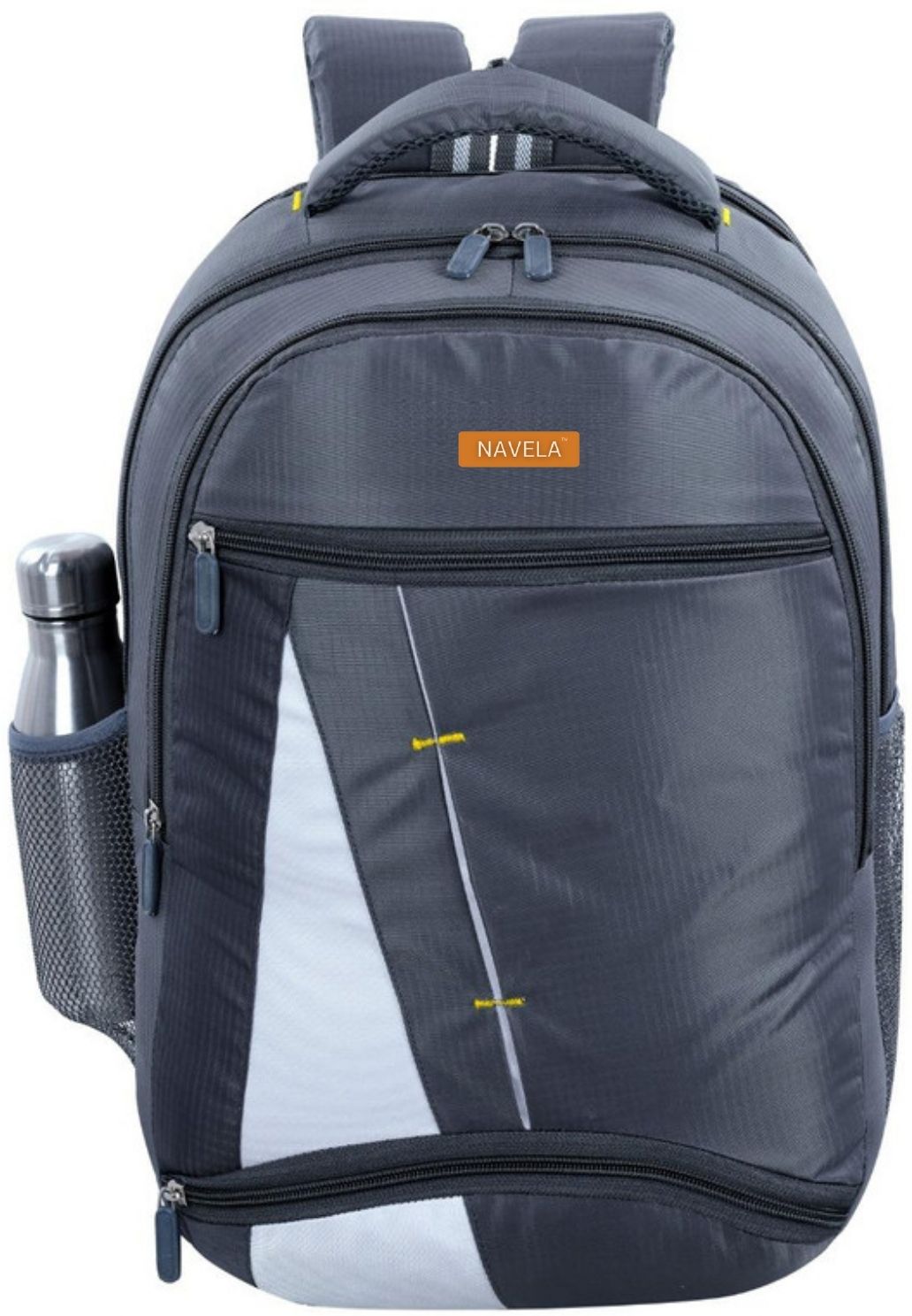 Small 15 L Backpack Unisex Grey Backpack | Waterproof Laptop Bag Casual Travel Rucksack-image-12
