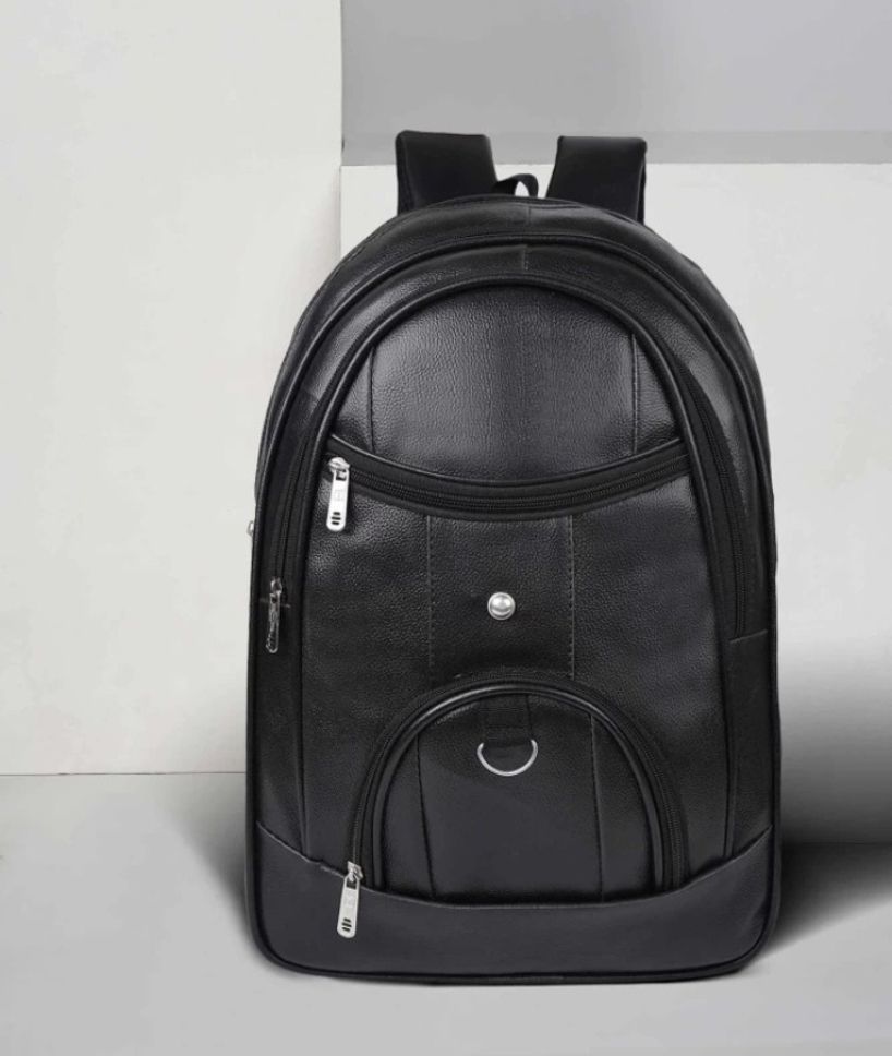 Medium 30 L Laptop Backpack Trendy Leather Backpacks-image-38