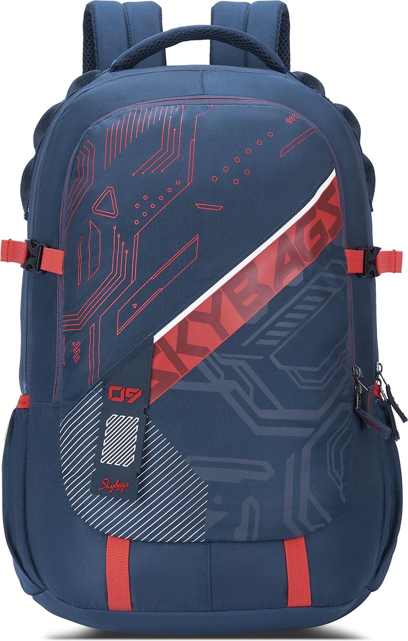 Large 40 L Laptop Backpack Vesper 40L Laptop Backpack with Rain Cover - Navy-image-39