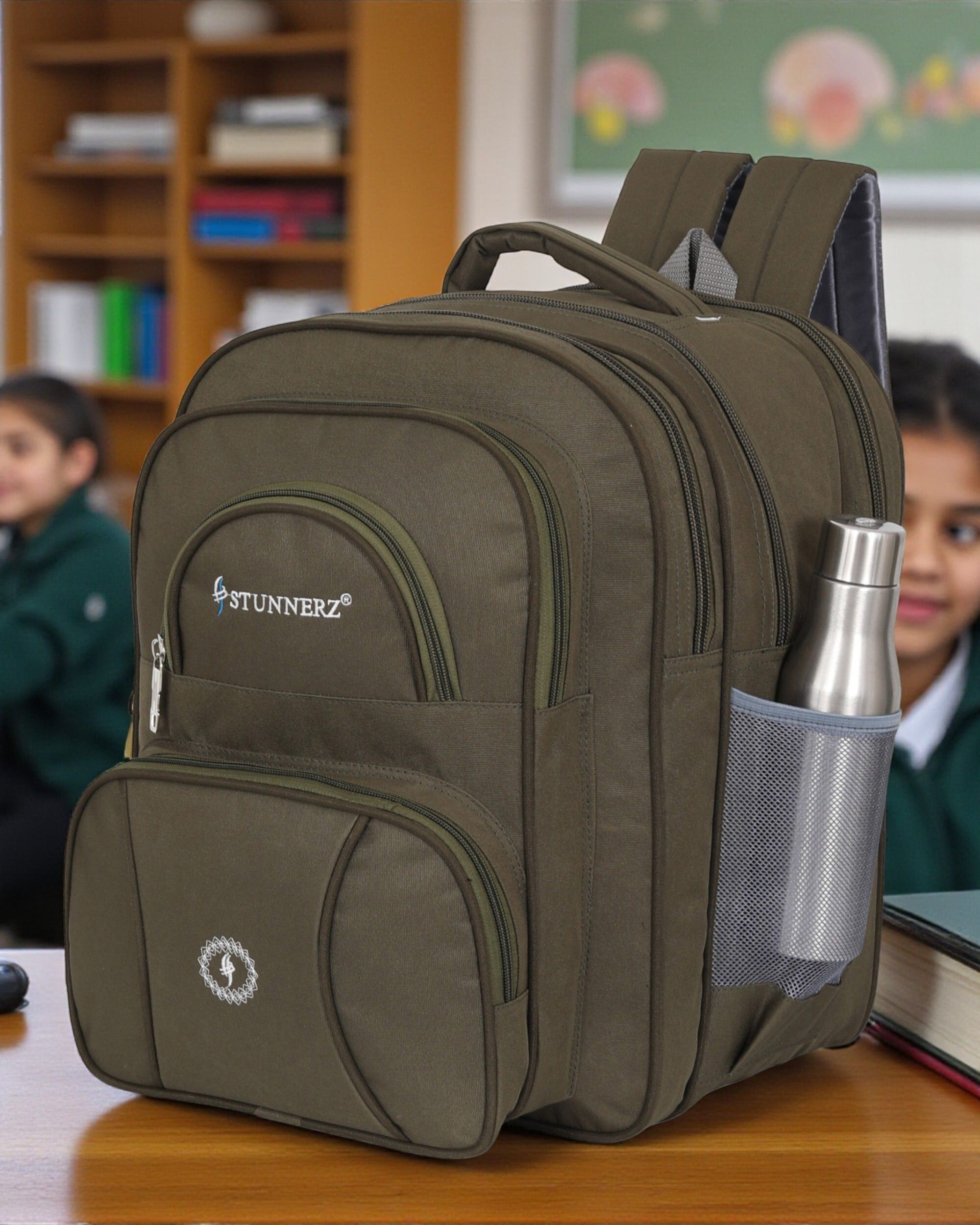 stunnerz High Quality Stylish Waterproof School Bag Class 6th to 10th School Bag Waterproof School Bag-picture-26