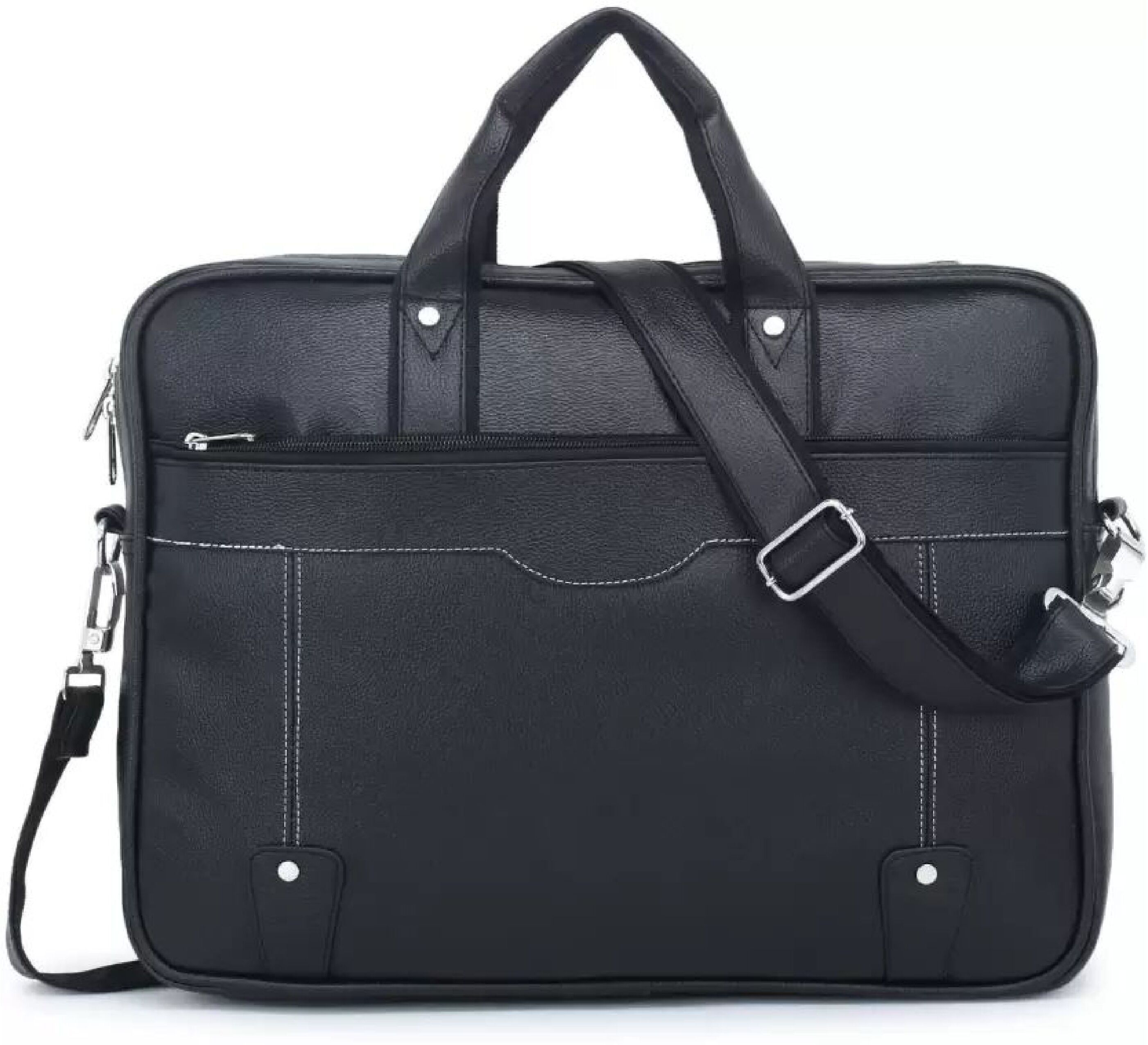 house of common Men & Women Black Messenger Bag-picture-25
