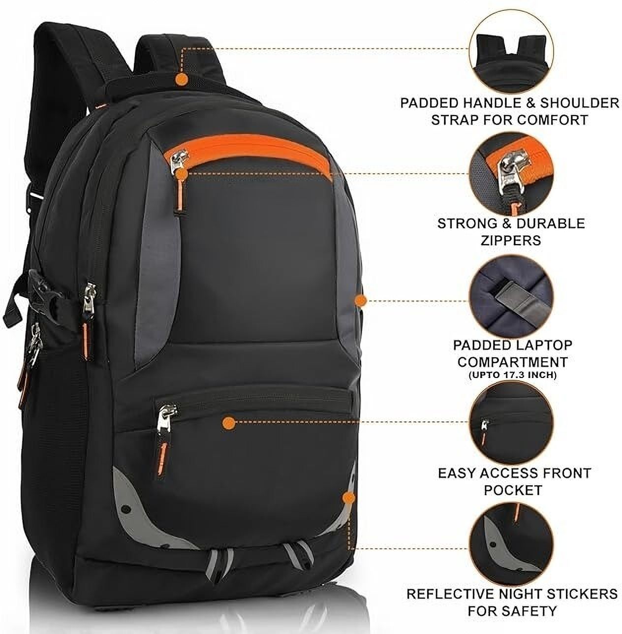 Large 40 L Laptop Backpack Casual Laptop Backpack for Men Women Boys Girls/Office