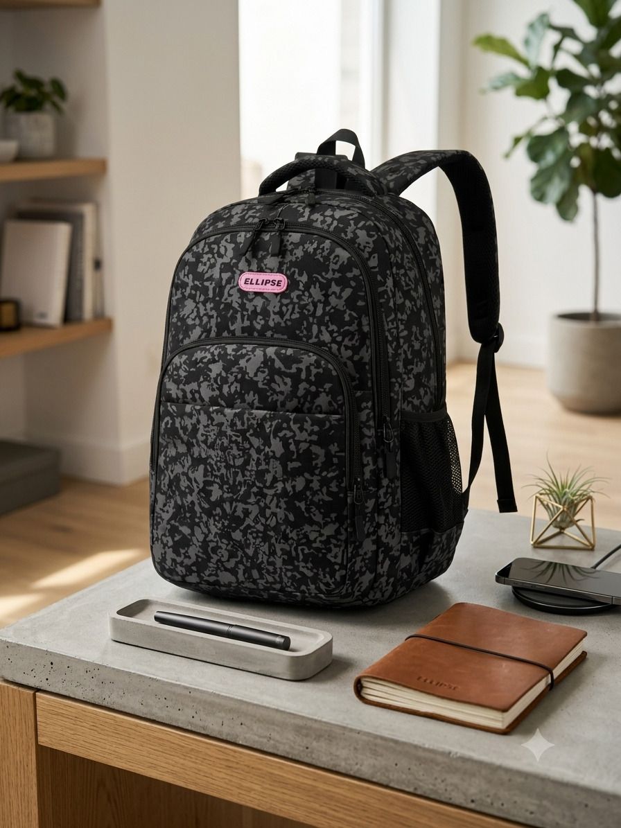 ellipse Large 36 L Laptop Backpack Backpack Bag School Tuition Bag Waterproof School Bag 35 L No Laptop Backpack-picture-4