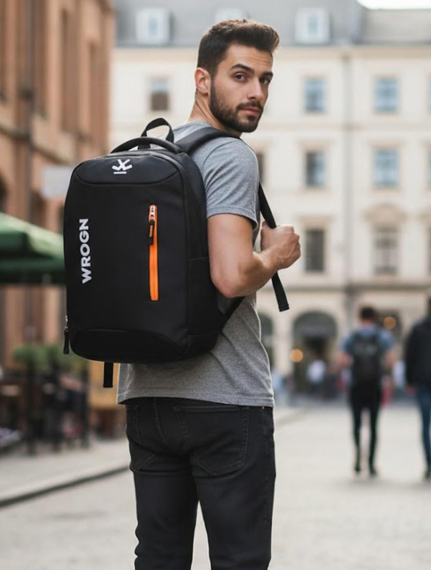 wrogn Medium 29 L Laptop Backpack MILES Unisex Bag with rain cover Office/School/College/BusinessA-29L-picture-13