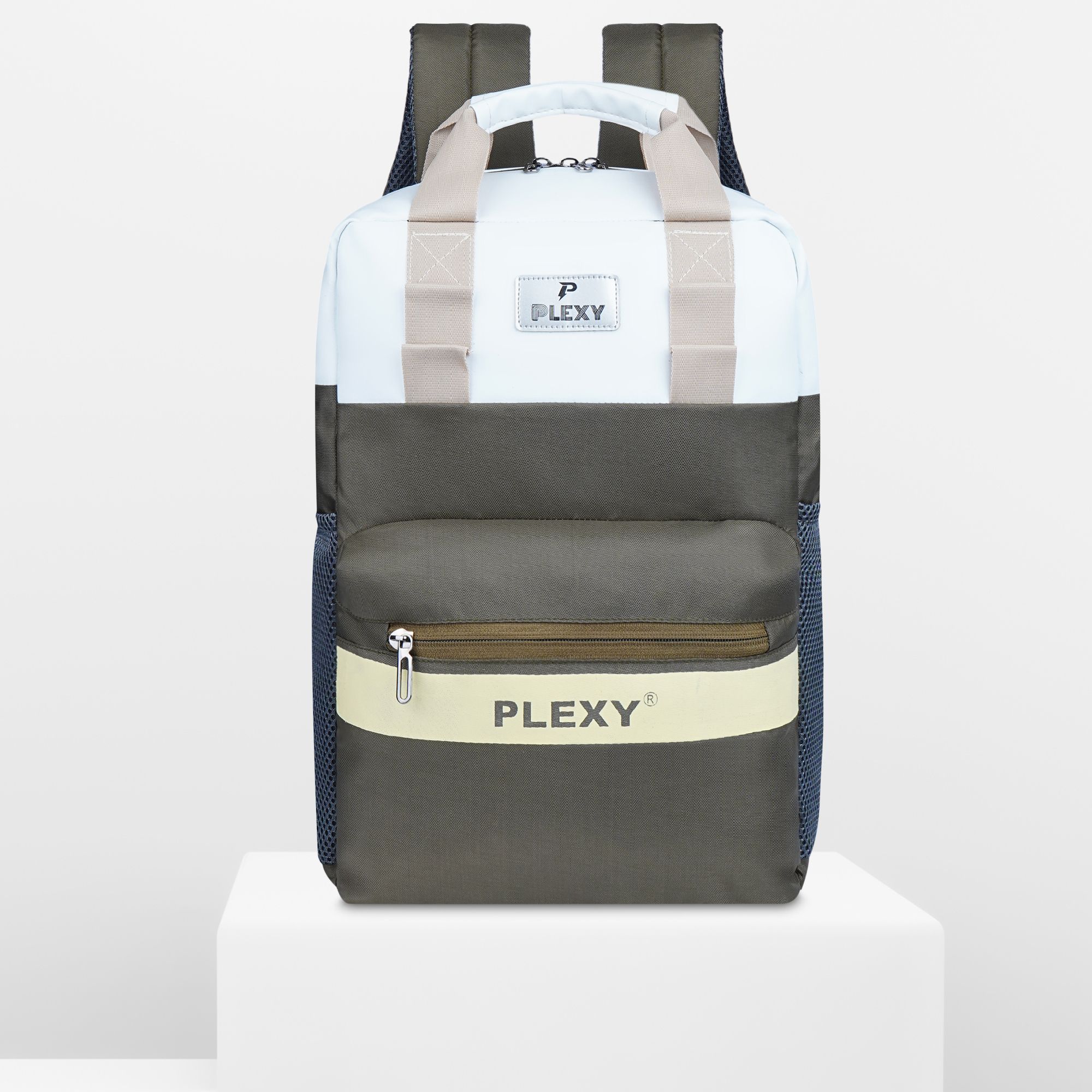 Large 35 L Laptop Backpack UTILTY BAGPACK WITH LEATHERATE FOR SCHOOLS,COLLEGE AND OFFICE ETC-image-35