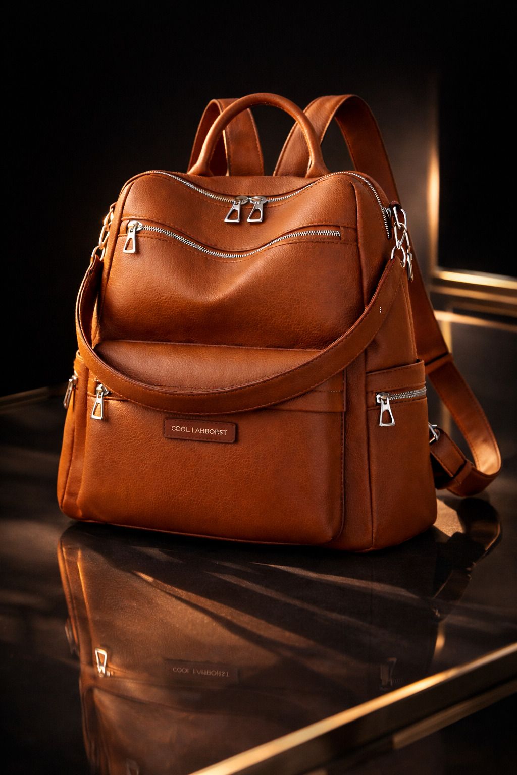 laik Medium 25 L Laptop Backpack Bajra Plain zip-picture-18