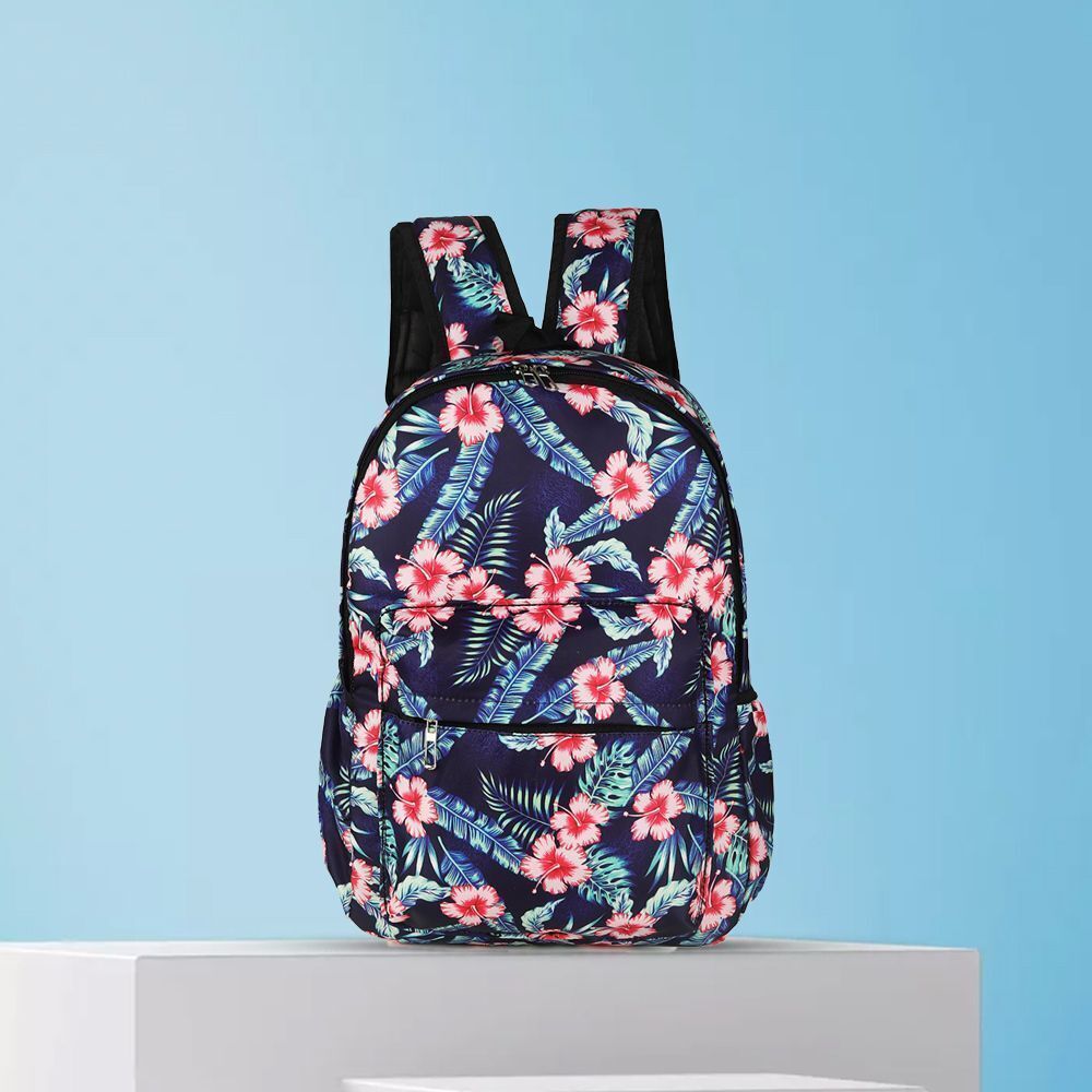 Medium 25 L Laptop Backpack New Design Stylish Girls Bag School Bag -CL-Printed-Blueleaf-12 --image-44