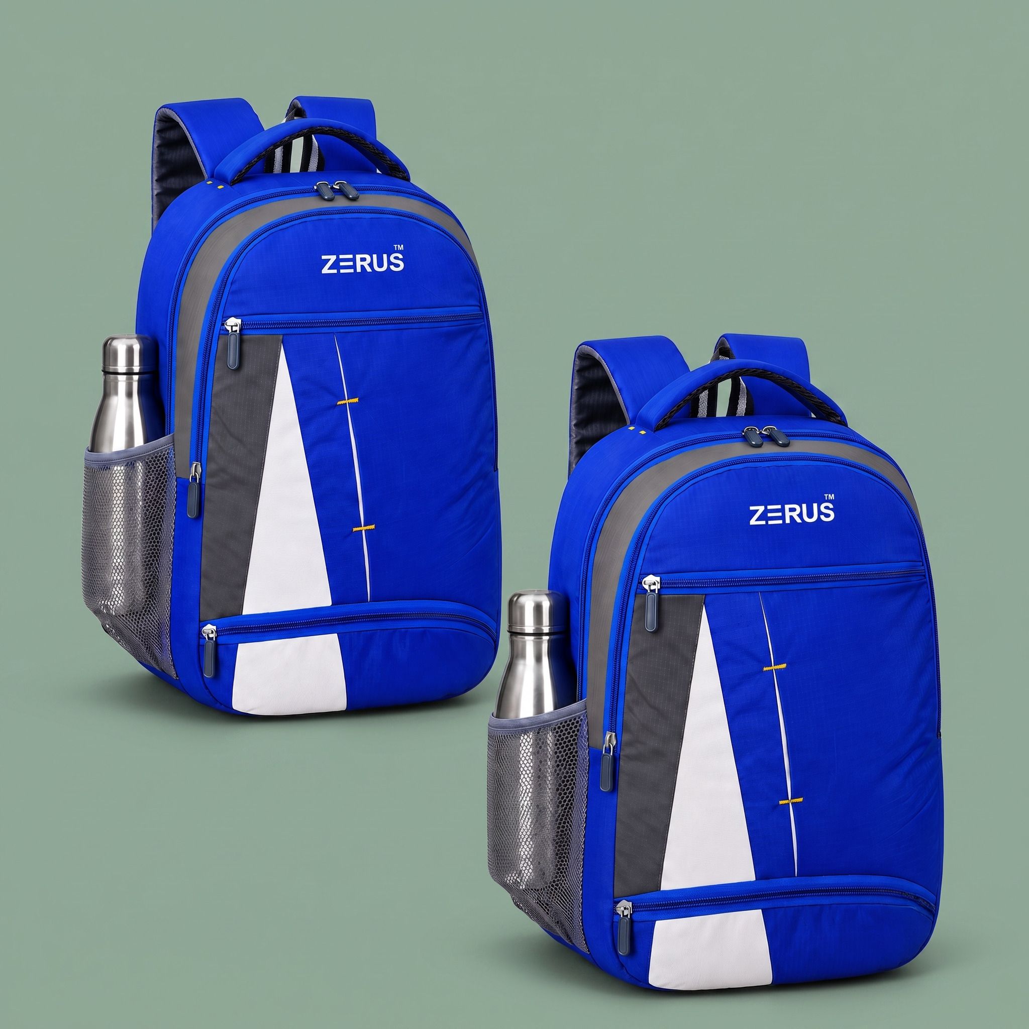 Medium 30 L Laptop Backpack Pack of 2 Casual School College Backpack with Bottle Pocket Travel Bag-image-7