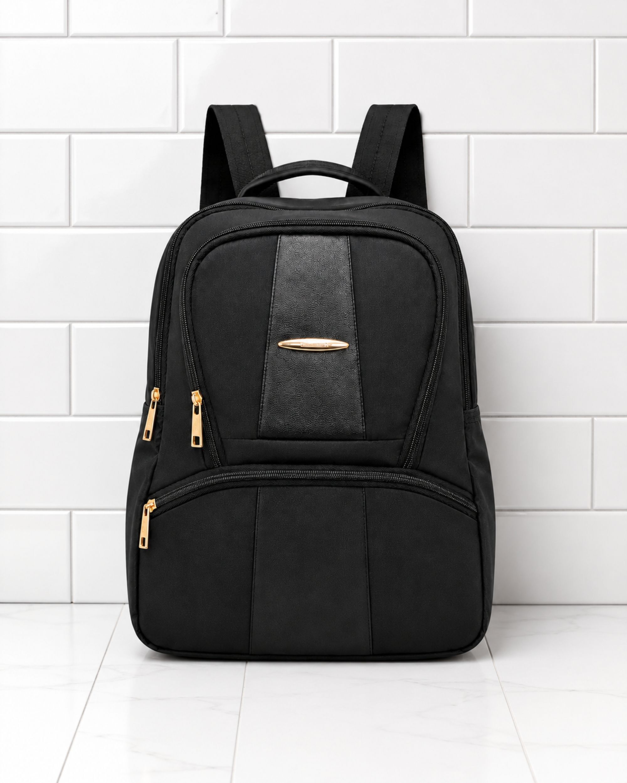 stylo bags Small 12 L Backpack Women's Backpack | Black Faux Leather | Stylish College Office Travel Bag-picture-25