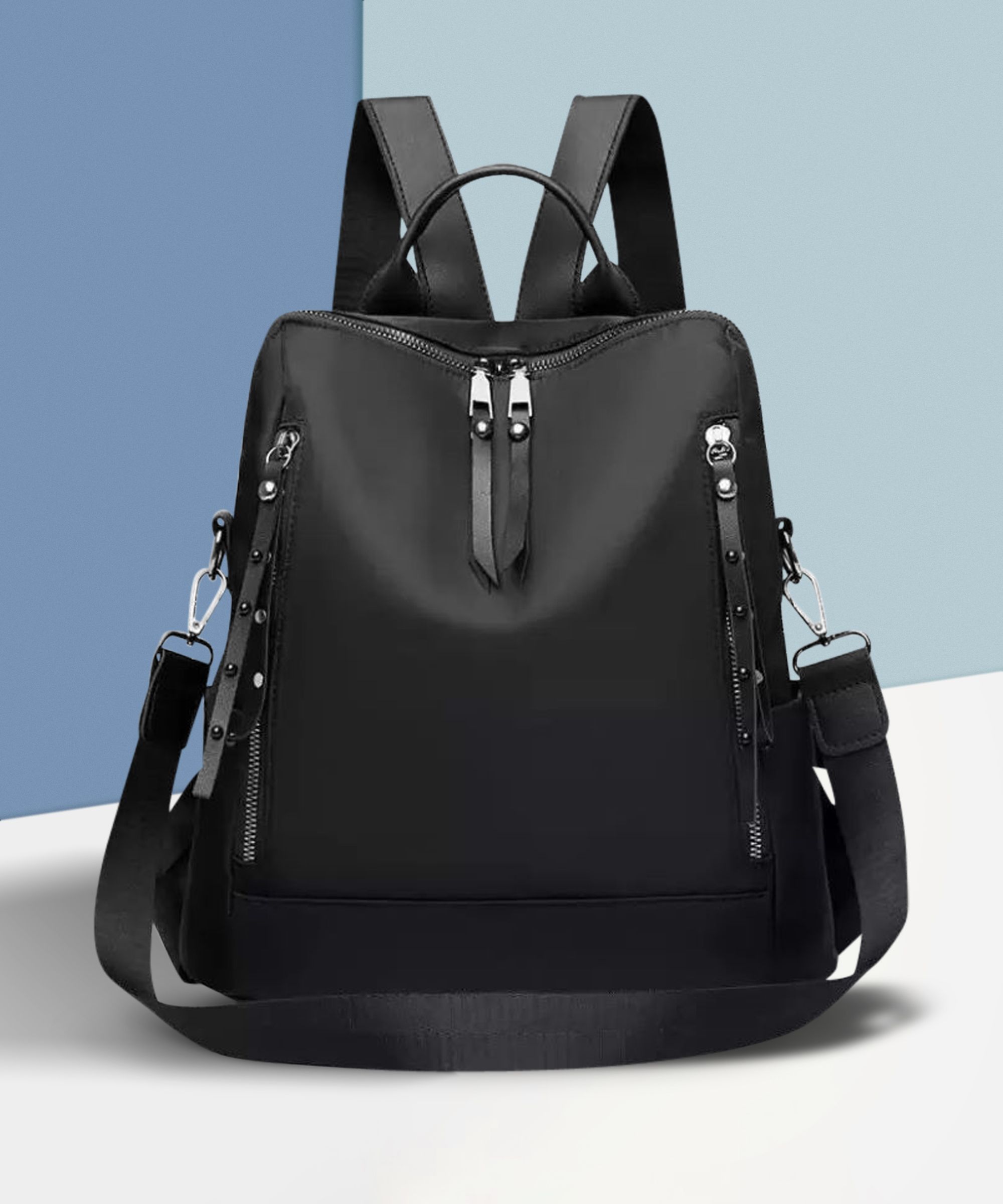 Medium 25 L Laptop Backpack Medium 25 L Backpack for girls woman Black Backpack For School College & Office-image-44
