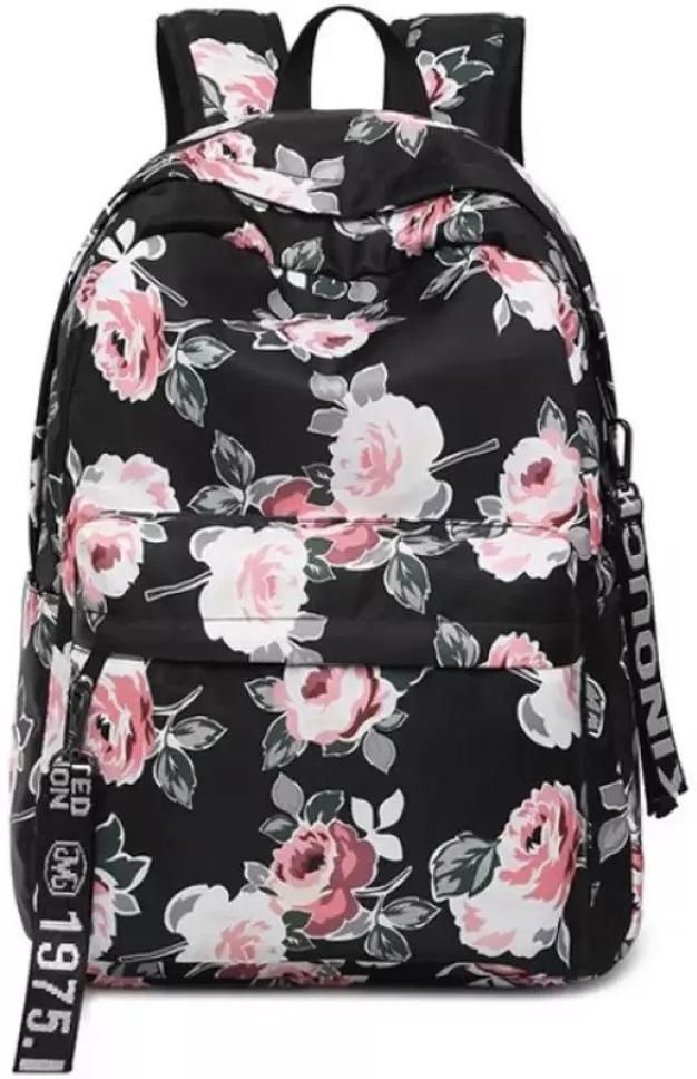 Small 15 L Laptop Backpack Printed Women Backpack-image-24