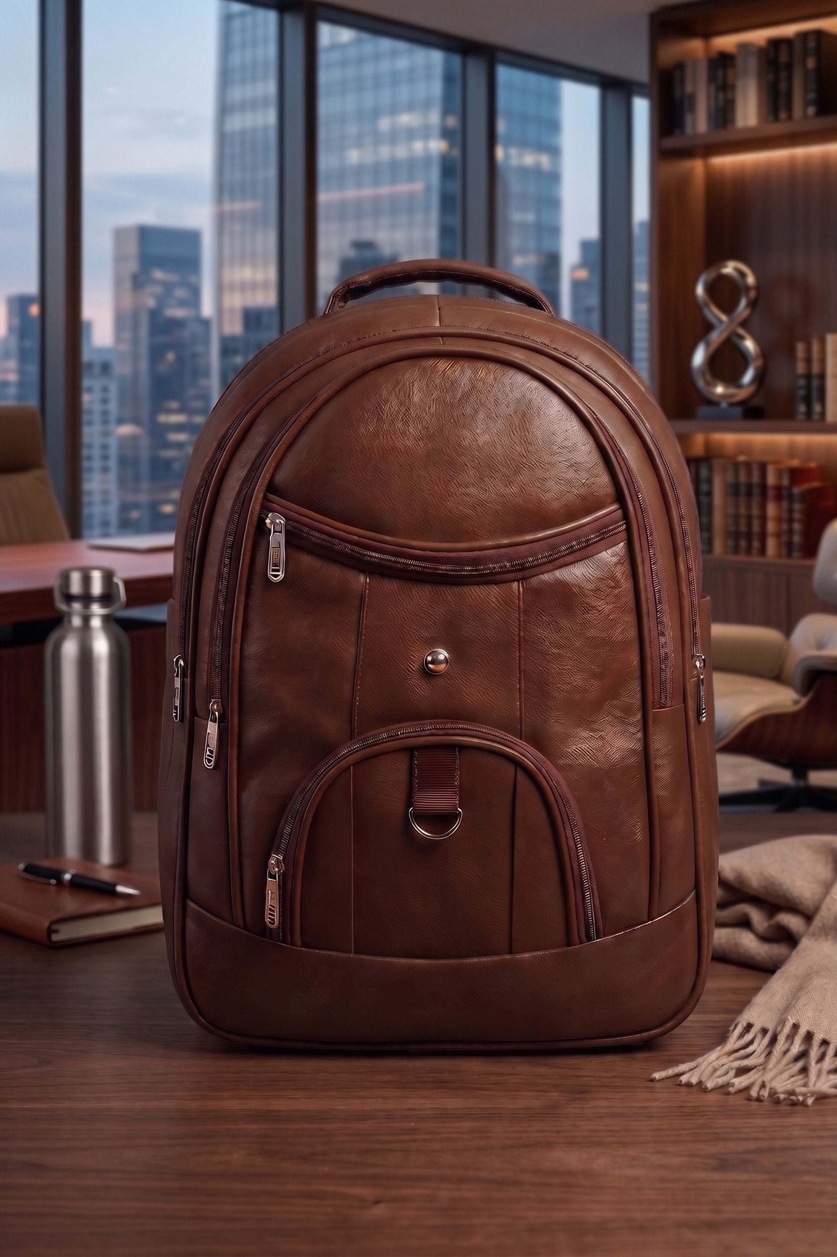 galaxy craft Medium 30 L Laptop Backpack Unisex Travel Backpack – Attractive Design Leather Bag for Office & College-picture-29