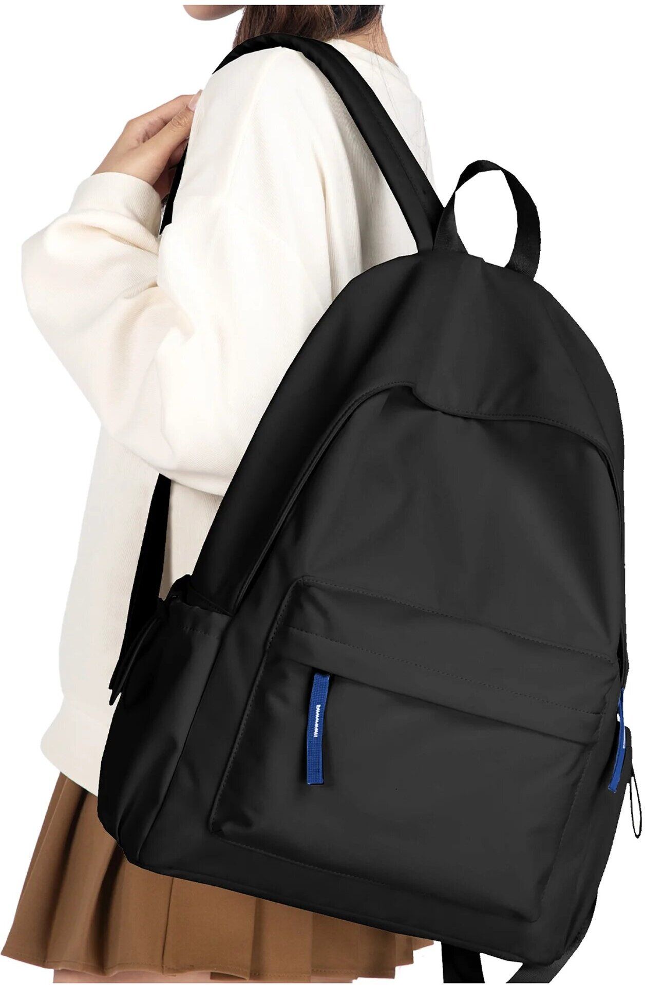 Small 10 L Backpack Small 10 L Backpack PU Leather Stylish School Backpacks-image-3
