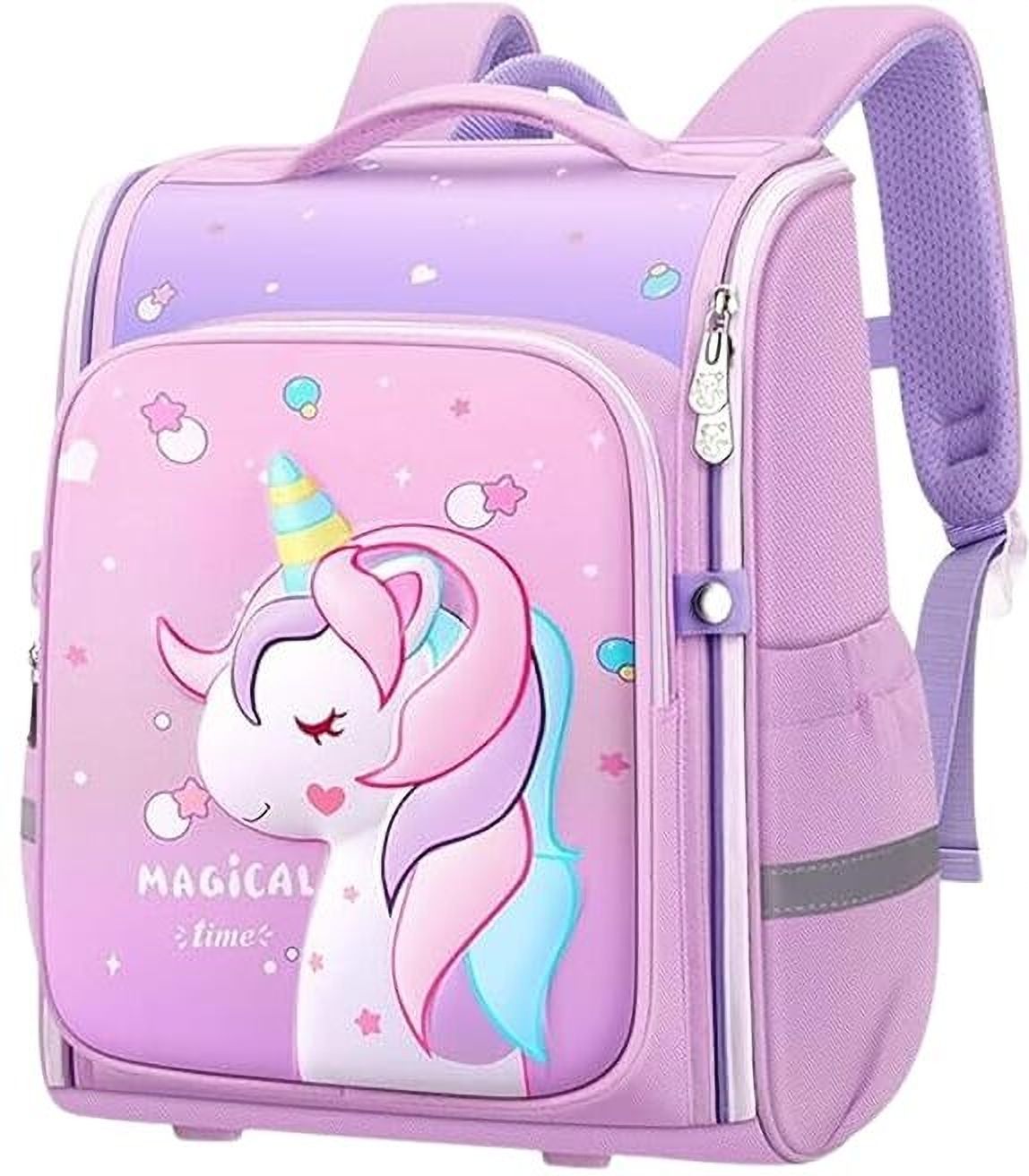 Small 20 L Laptop Backpack Stylish Unicorn School Bag for Girl Baby Durable Water-Resistant Tution Backpack-image-46
