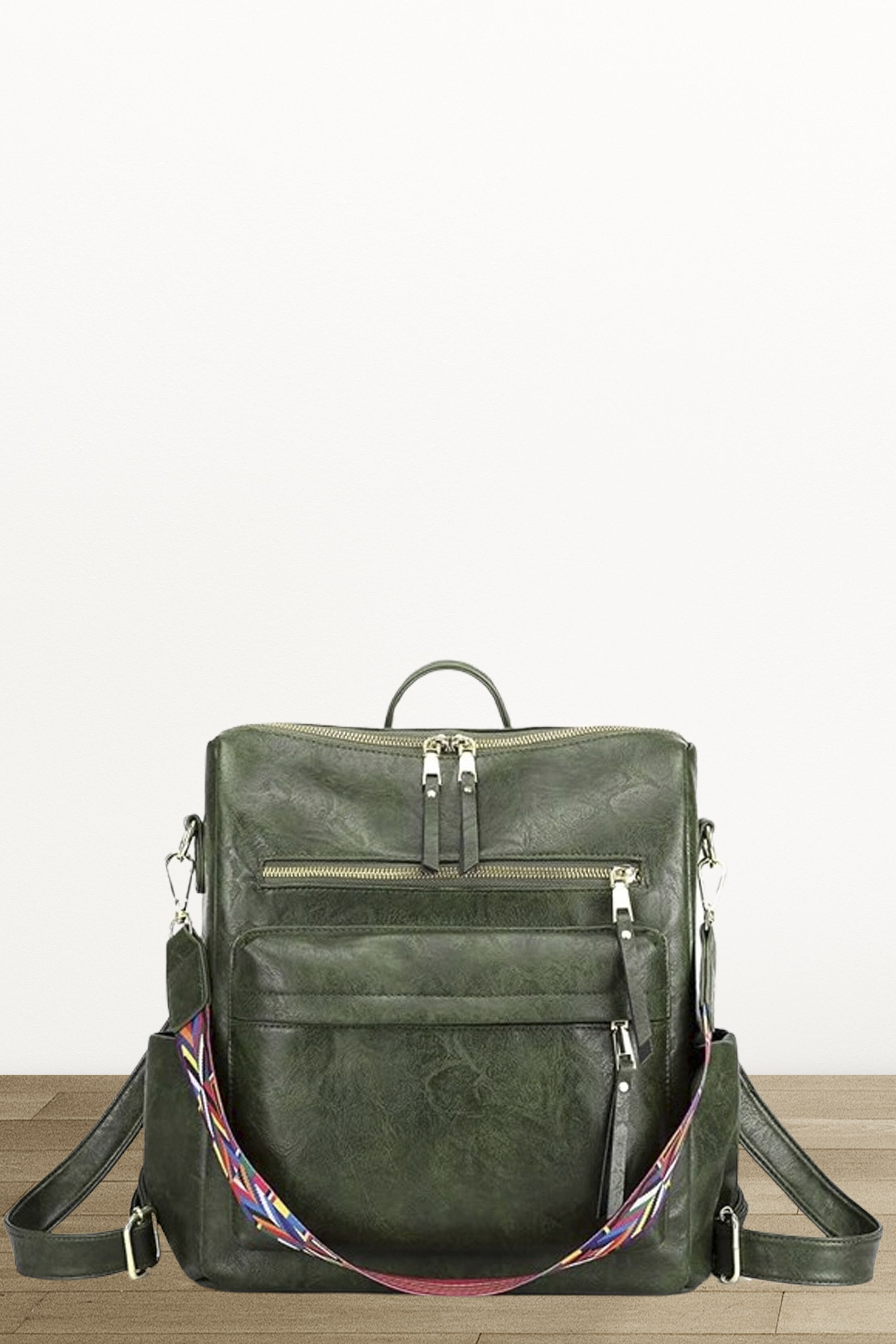 Medium 24 L Backpack Women's Fashion Backpack Purses Multipurpose Design Handbags and Shoulder Bag-image-4