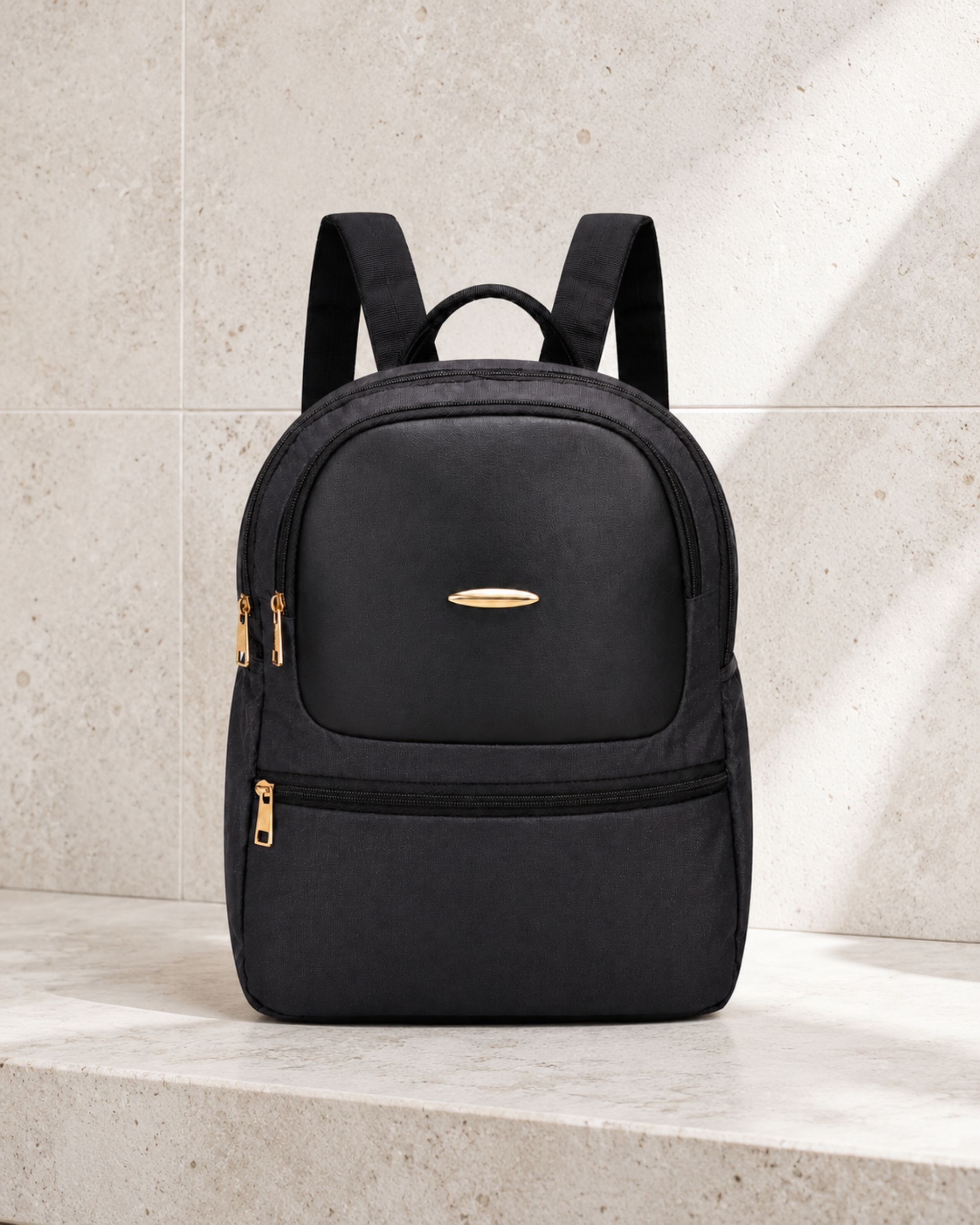 stylo bags Small 12 L Backpack Women's Backpack | Black Faux Leather | Stylish College Office Travel Bag-picture-38