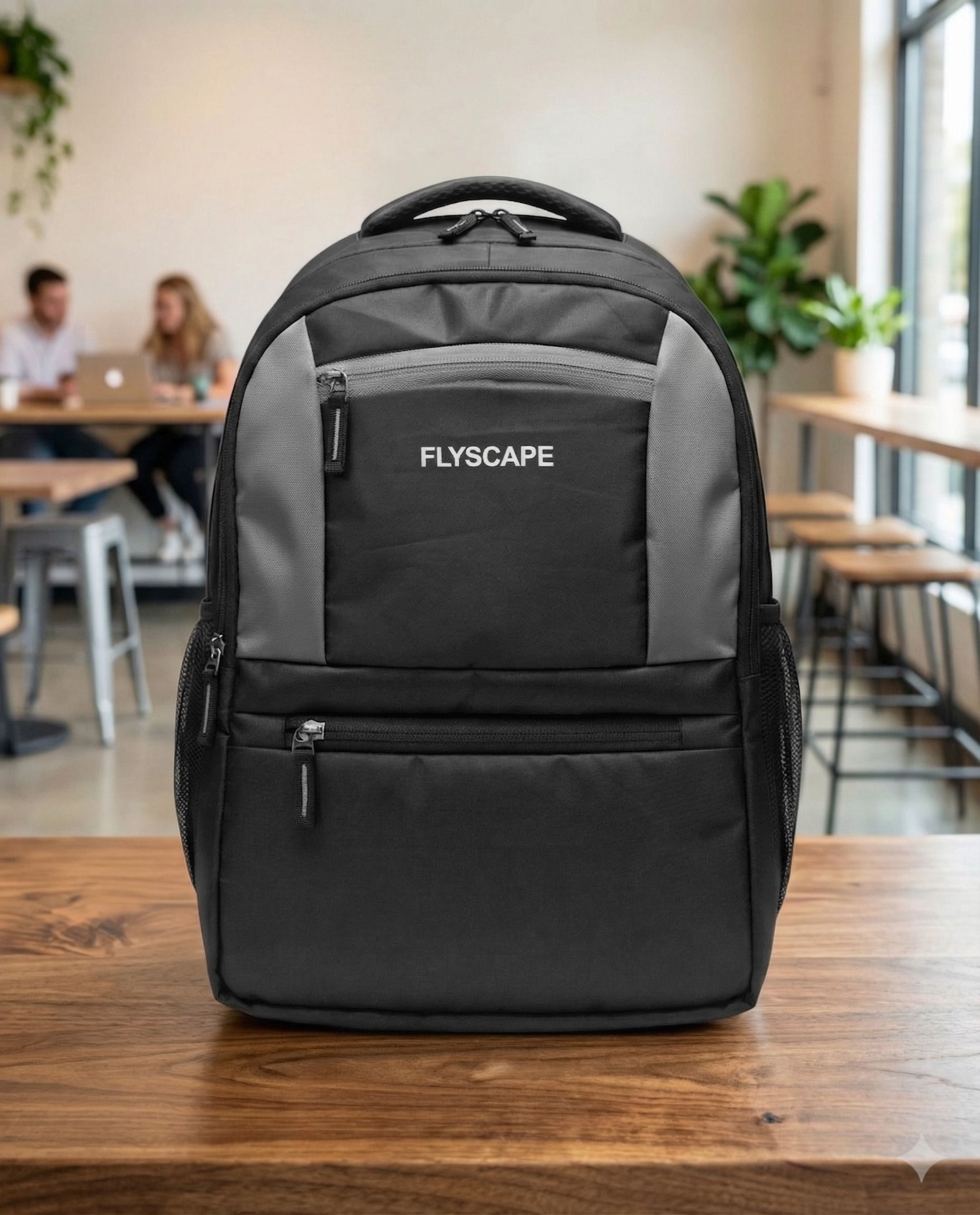 flyscape Medium 25 L Laptop Backpack PVX Terror Black bag-picture-22