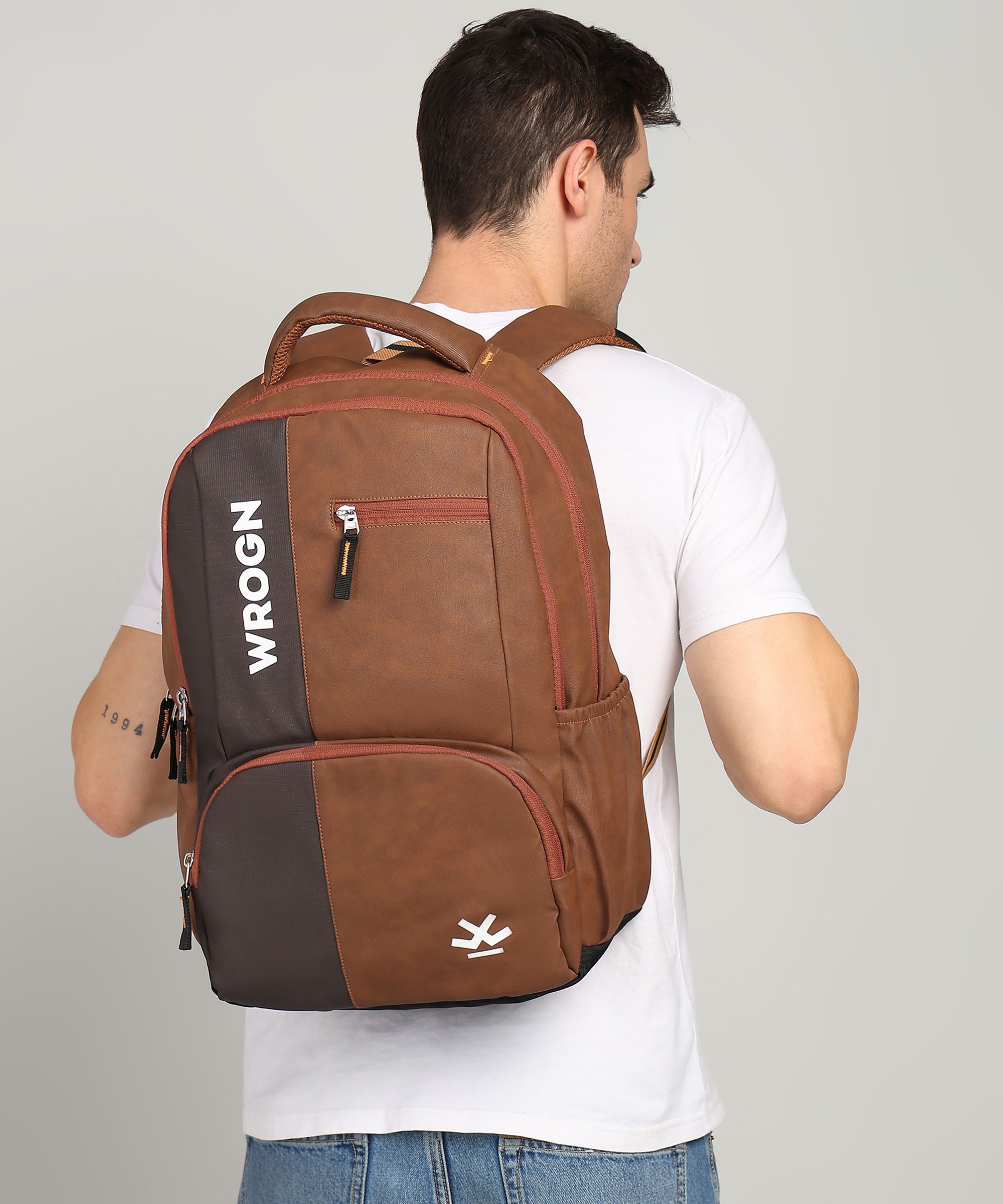 wrogn Large 35 L Laptop Backpack CHESH Unisex Bag with rain cover Office/School/College/BusinessA-35L-picture-16
