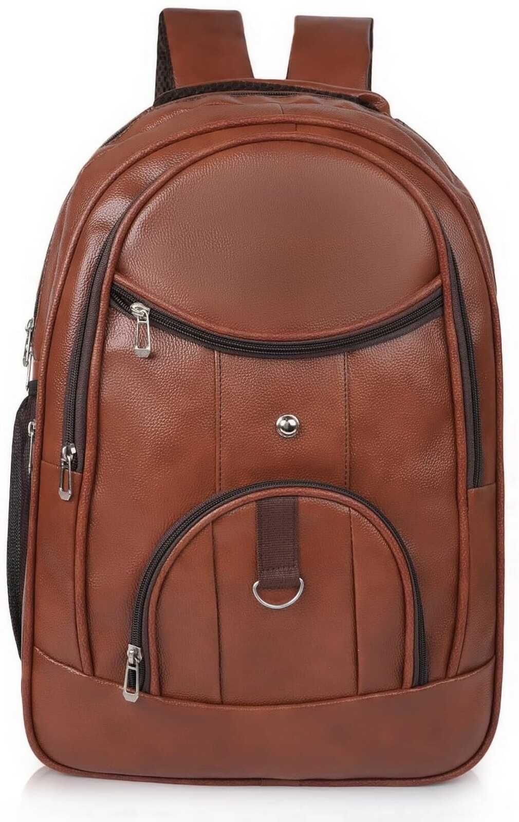 Large 34 L Laptop Backpack Brown school bag-image-26