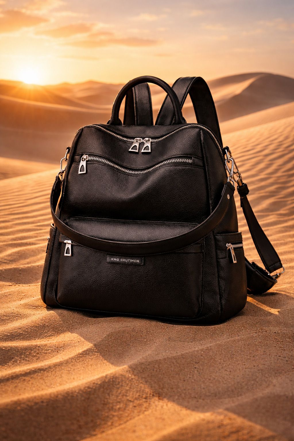 laik Medium 25 L Laptop Backpack Bajra Plain zip-picture-23