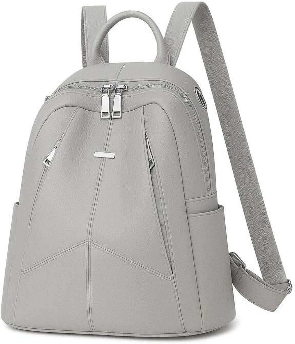 jaisom Small 19 L Laptop Backpack Premium Vegan Bag For Women College Backpack | Office backpack ( Grey)-picture-20