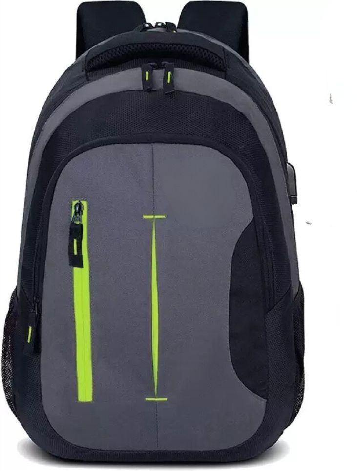Medium 30 L Laptop Backpack Laptop Backpack With USB Charging Port, Water Resistant 30L (Black)-image-33