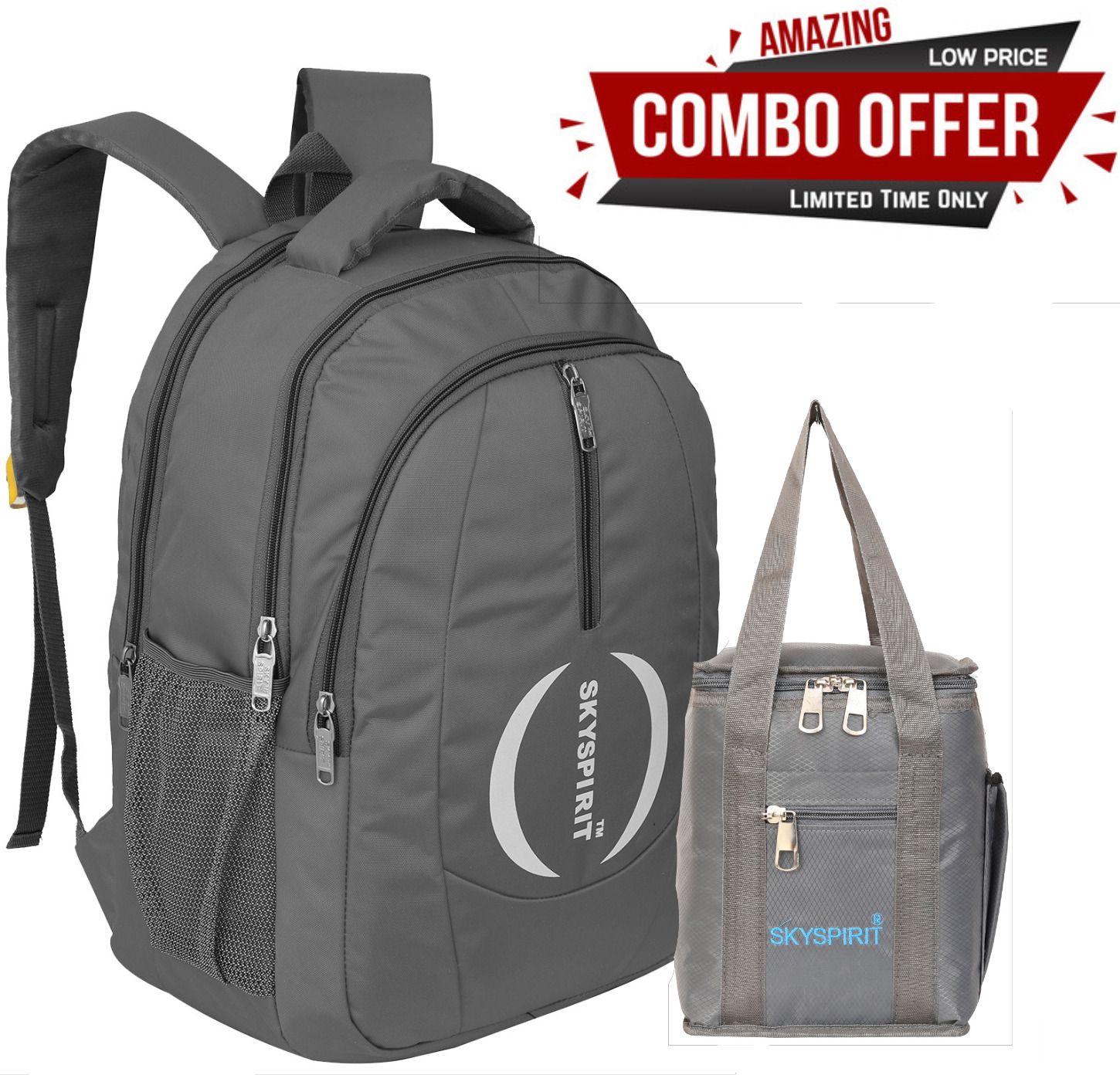 Large 45 L Laptop Backpack Multipurpose Backpack Combo – Daily Use Backpack with Lunch Carry Bag-image-40