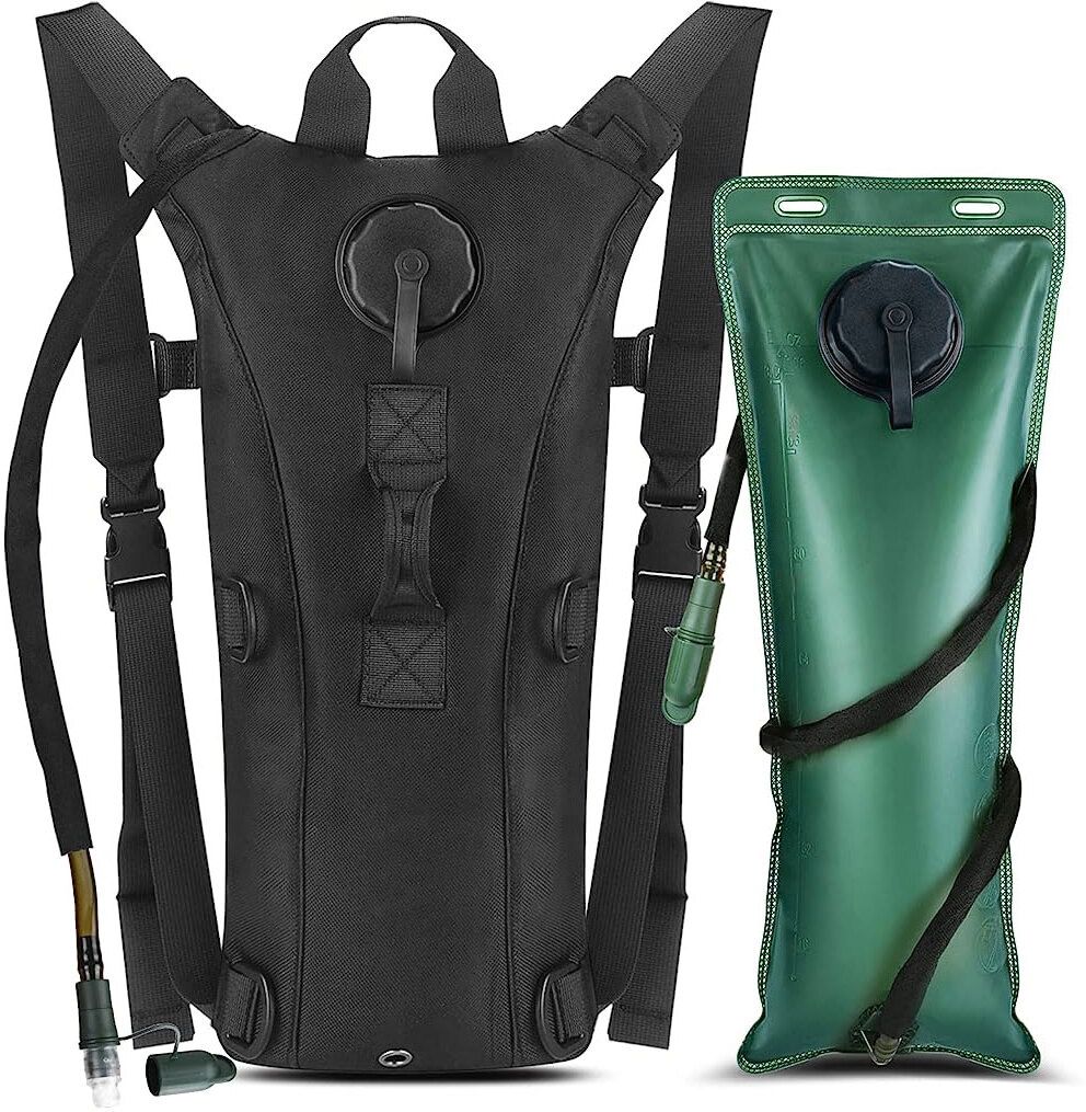 Small 3 L Backpack Hydration Pack Backpack with 3L Bladder, Tactical Water Bag for Hiking, Biking-image-33
