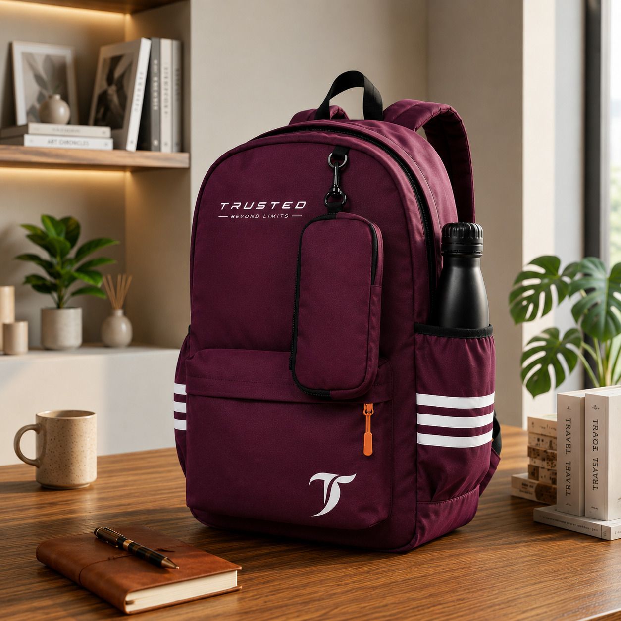 beyond limits Medium 28 L Backpack Lightweight Collage School Travel Bag for Girls and Women-picture-27