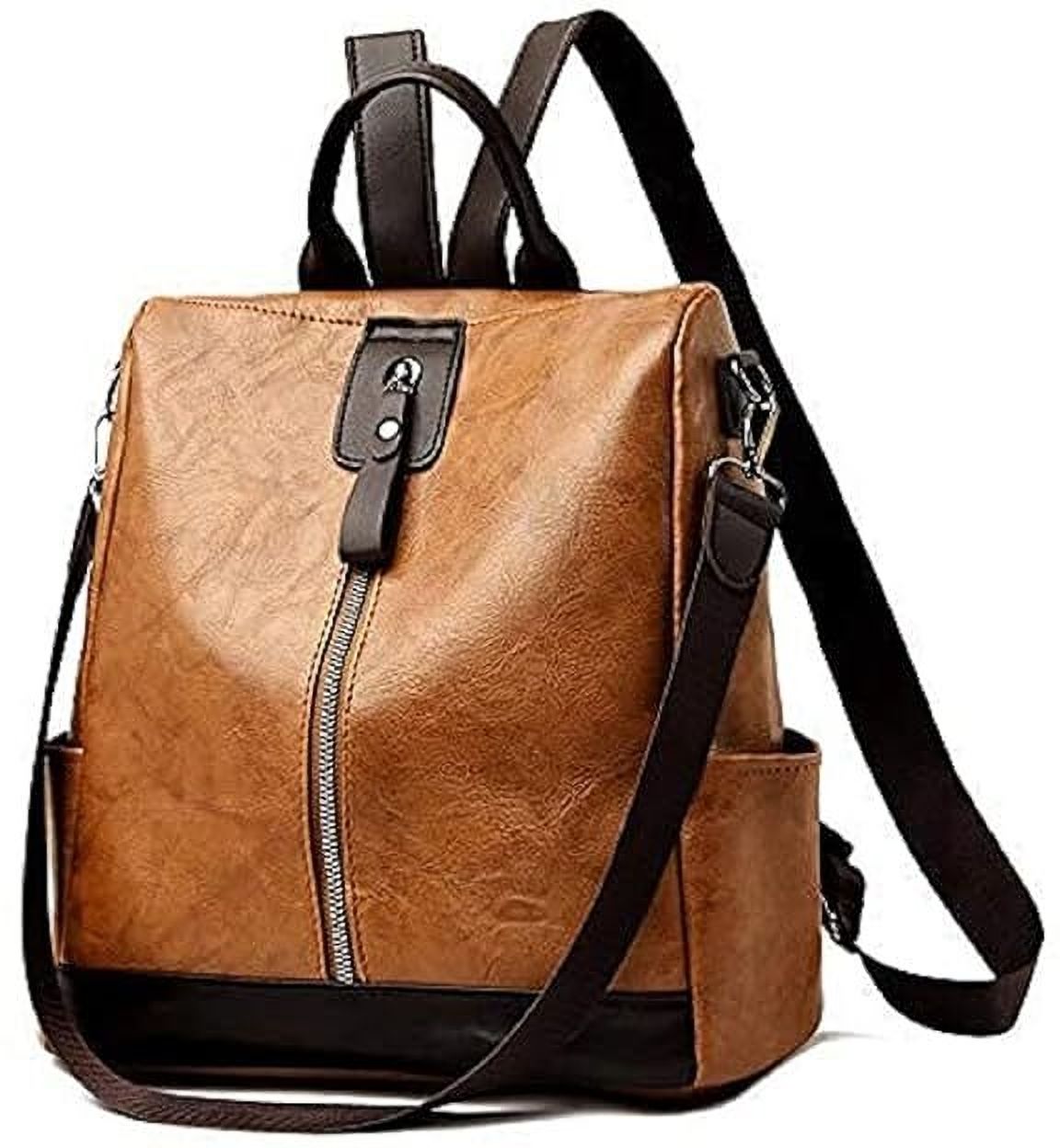 fabcraft Small 15 L Backpack Anti-Theft Backpack is a PU leather bag designed for work, travel, or daily use.-picture-10