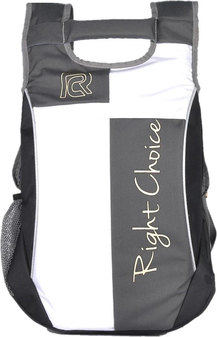 Small 20 L Backpack (2234) BLACK GREY WHITE stylish tuff quality college school casual bag boy & girl-image-41