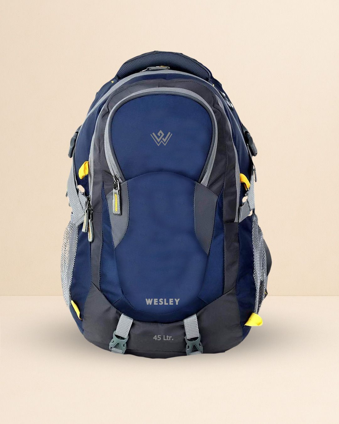 Large 45 L Laptop Backpack Unisex Travel hiking laptop bag fits upto 17.3 inch with Raincover and internal organiser backpack Rucksack College bag-image-7