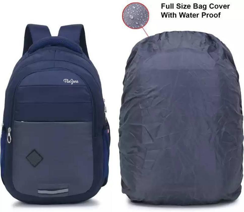 flixzone Large 40 L Laptop Backpack Lightweight School Backpacks for Boys/Girls Laptop Bag College Office (Blue) 40L-picture-27