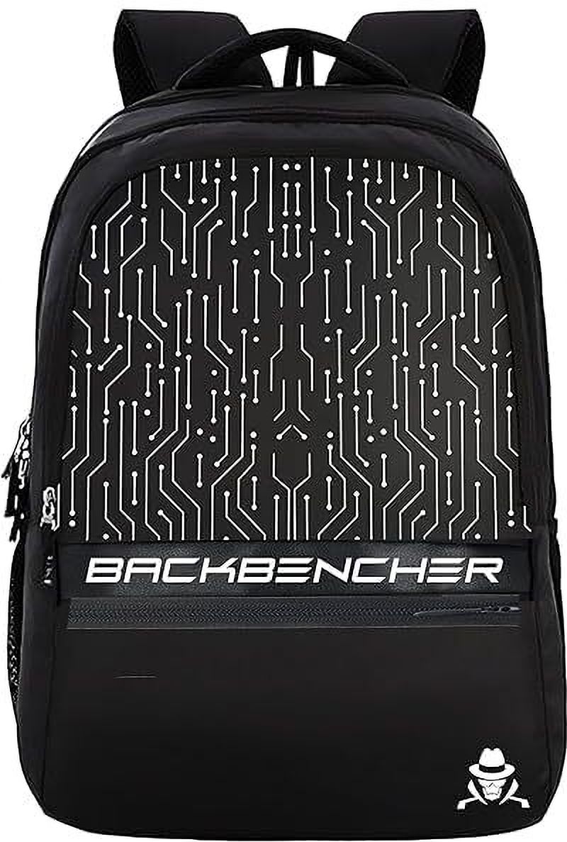 mdali Medium 28 L Laptop Backpack HACKER Edition Bag with 2 Secret Pockets, Large Size Laptop Backpack, white-picture-15