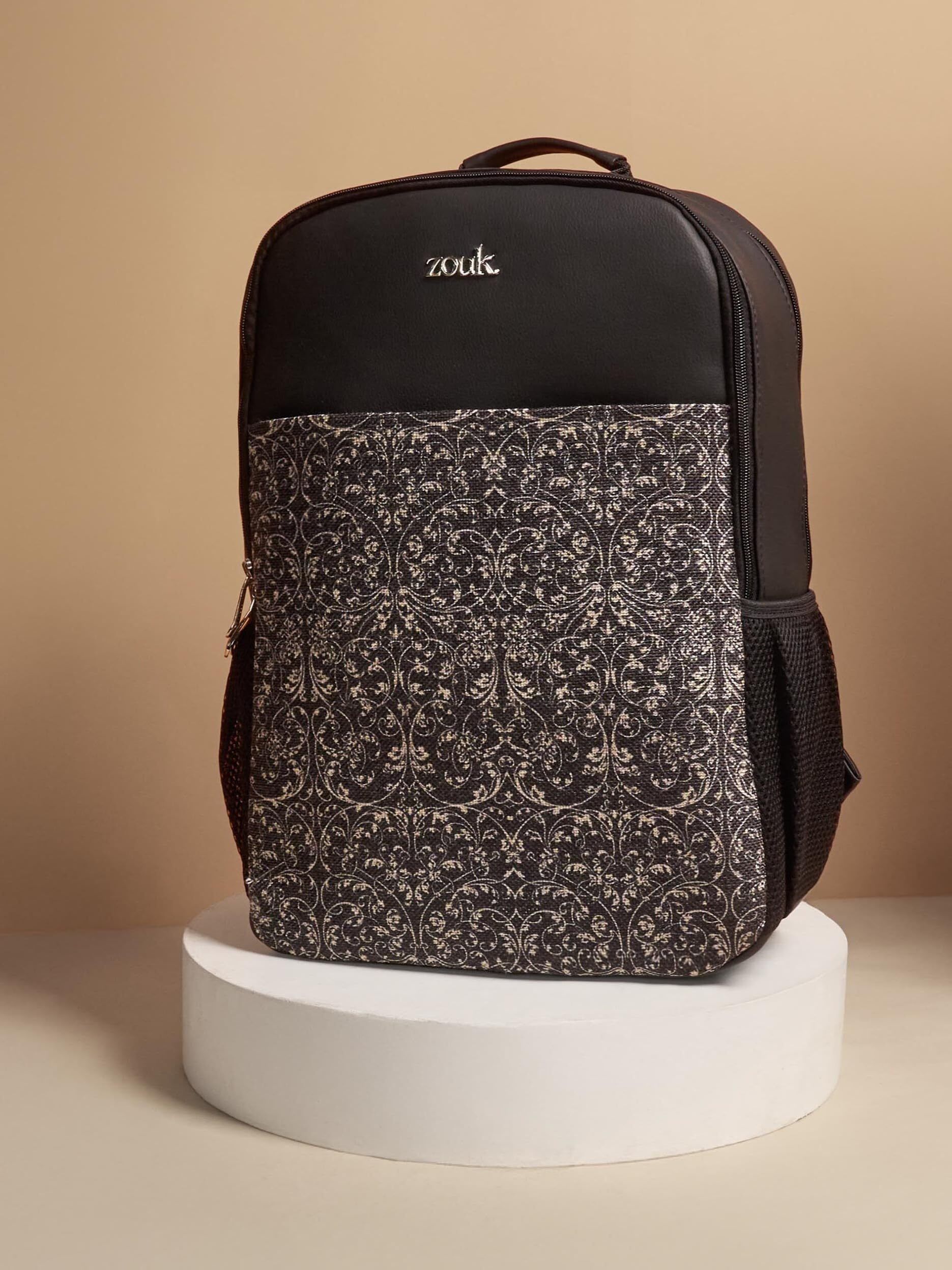 16.9 L Laptop Backpack Lattice Lace Statement Backpack-image-14