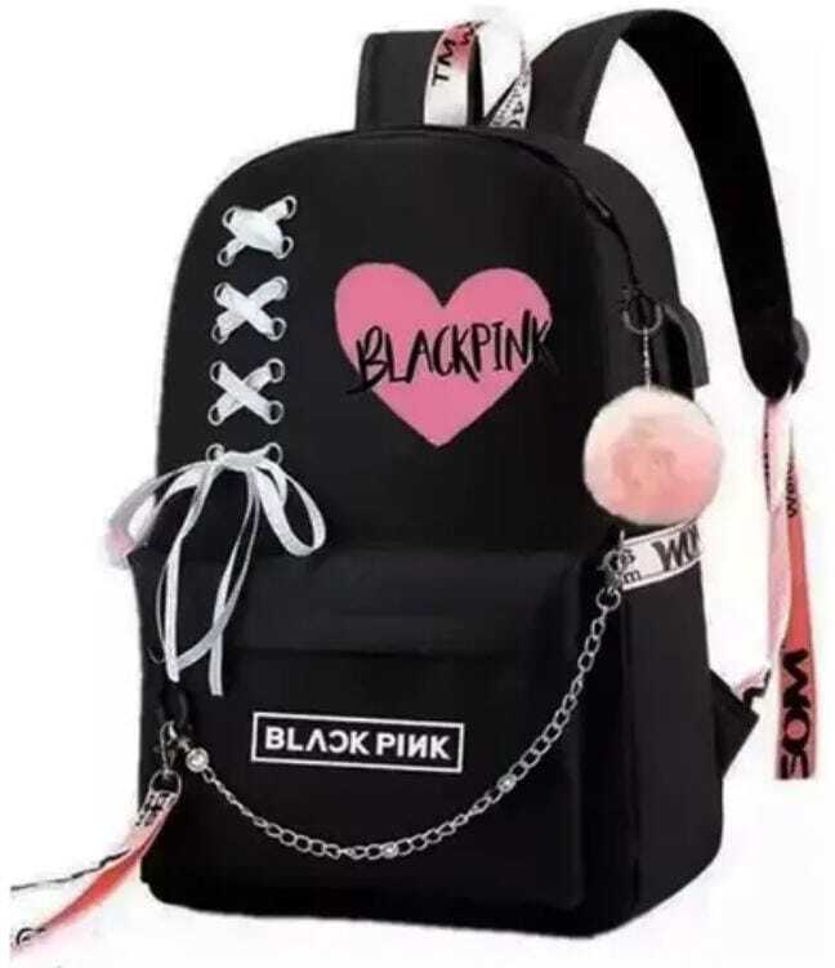 Medium 30 L Backpack Black Pink-image-28