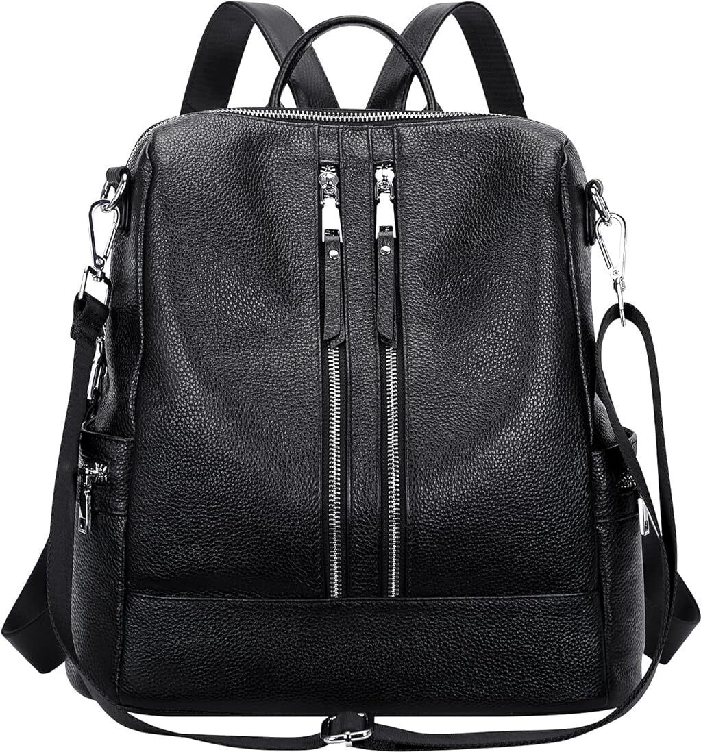 vishalverse store Small 20 L Backpack Stylish Bag for Women & Girls Leather Travel Bag with Adjustable Strap-picture-43
