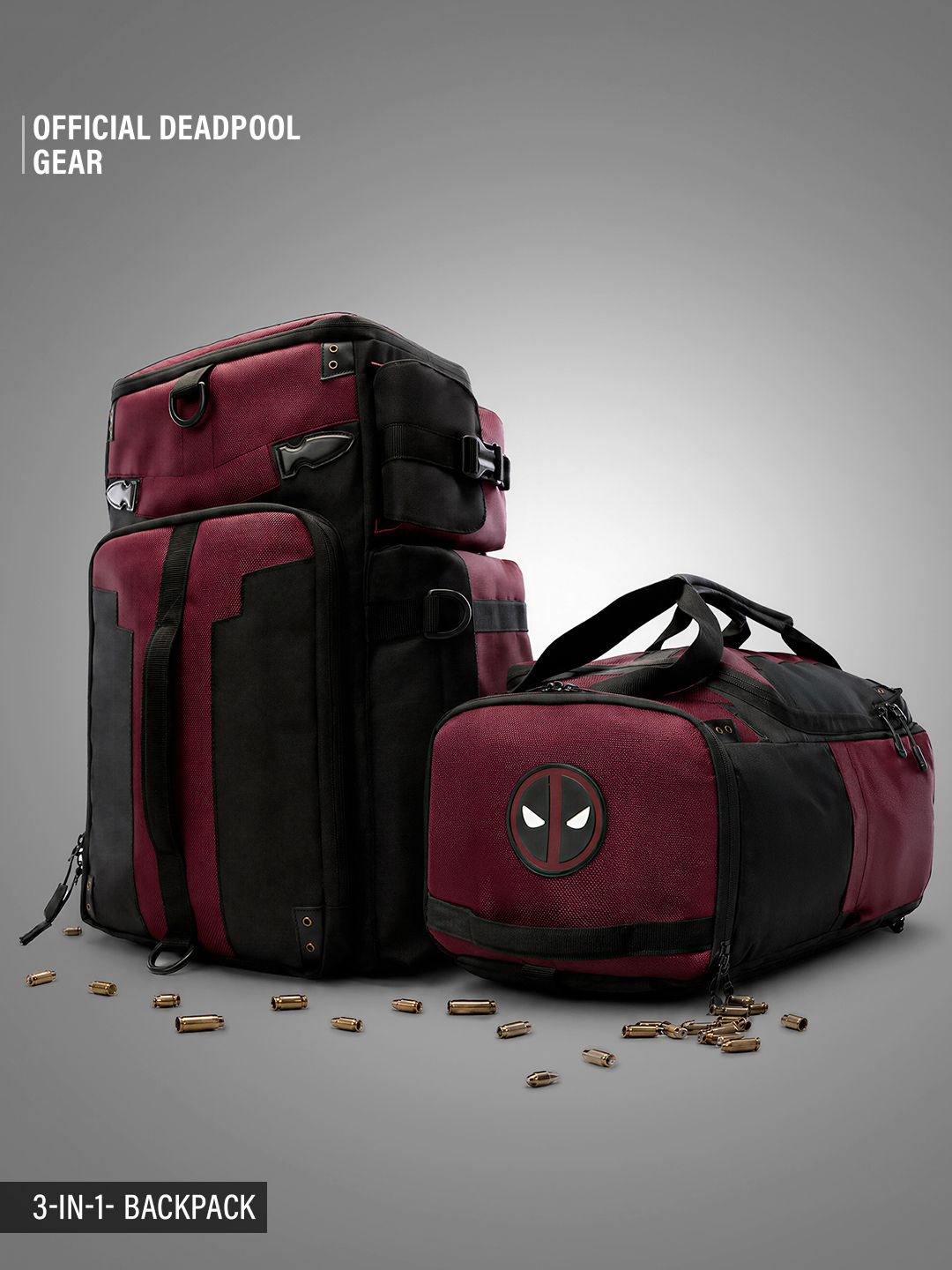 the souled store 23.5 L Laptop Backpack Deadpool: Maximum Effort Gear-picture-46
