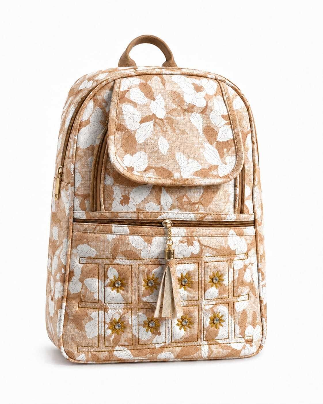 Medium 25 L Backpack Women's Printed Backpack | Stylish Casual College School for Girls & Women-image-38