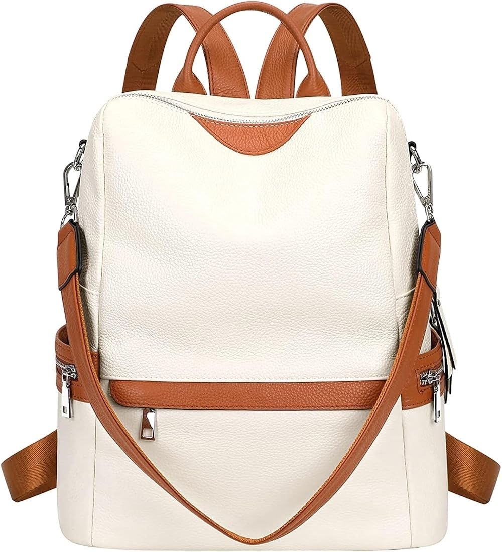 vishalverse store Small 20 L Backpack Voyage Ivory & Tan Backpack-picture-28